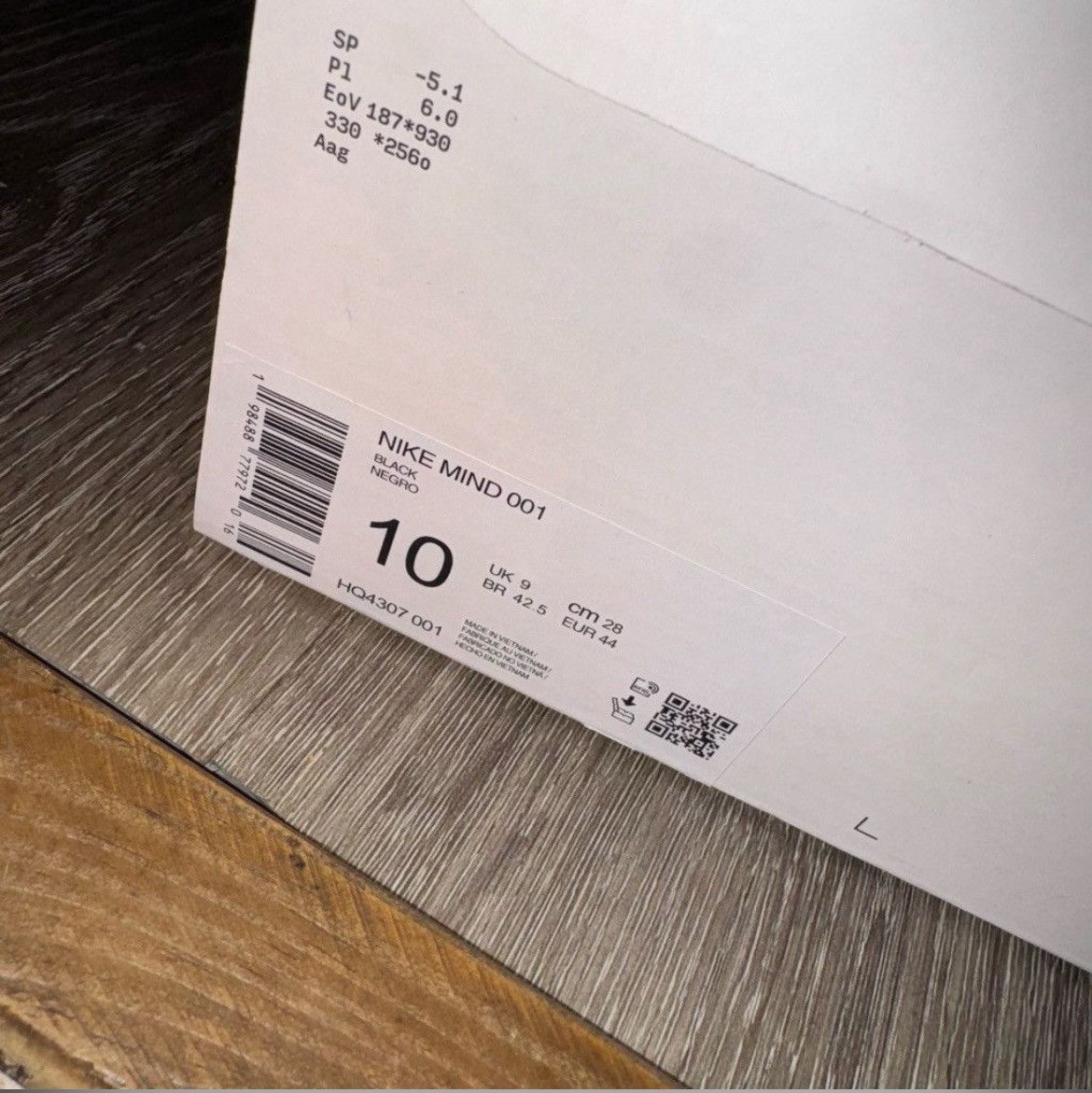 Nike Nike Mind 001 Black Chrome Size 10 Size US 10 / EU 43 - 7 Thumbnail