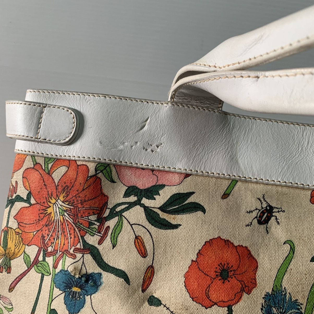 Gucci Gucci Floral Vintage Large Shoulder Bag Size ONE SIZE - 7 Thumbnail