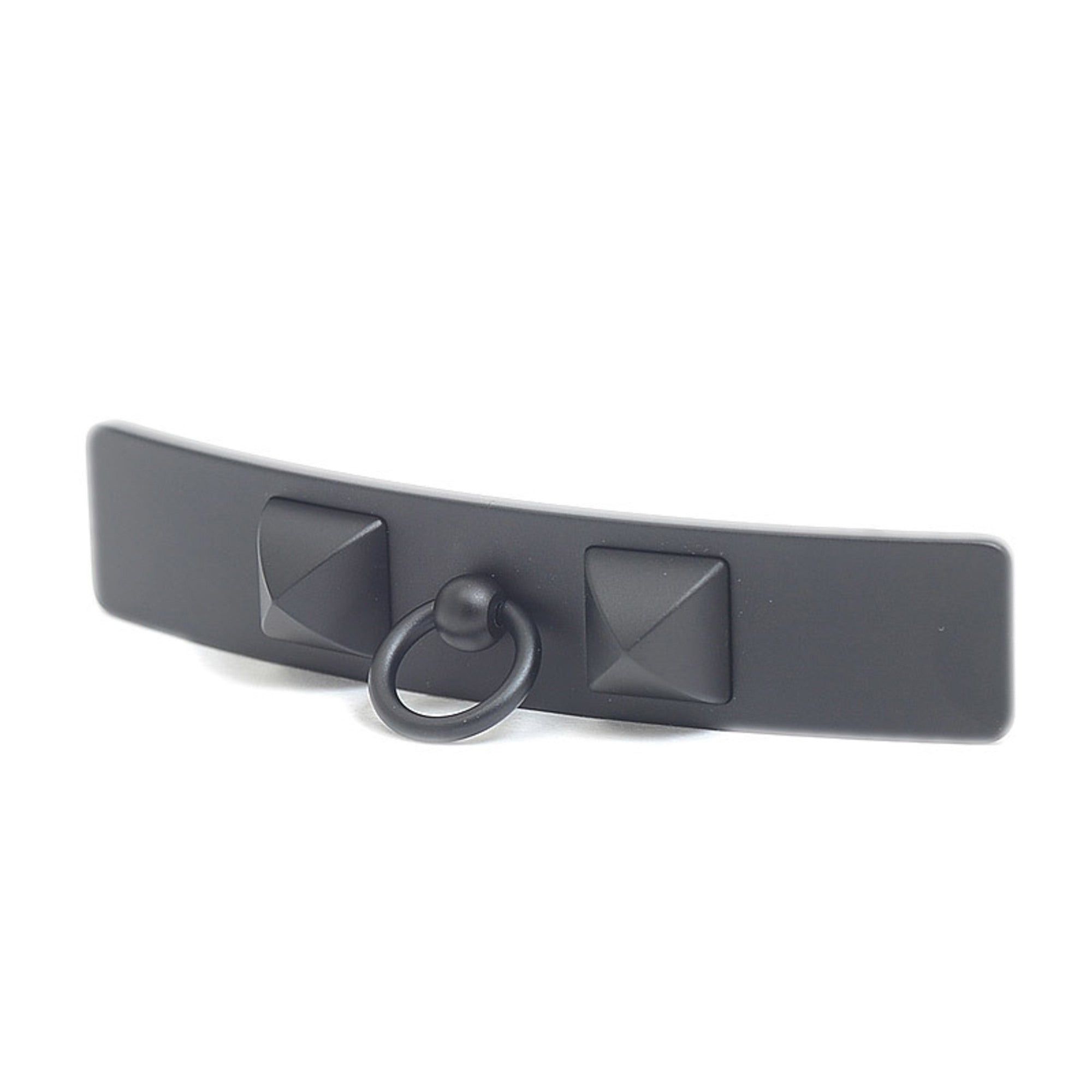 image of Hermes Caprice Medor Barrette Hair Accessory Aluminum Black, Women's