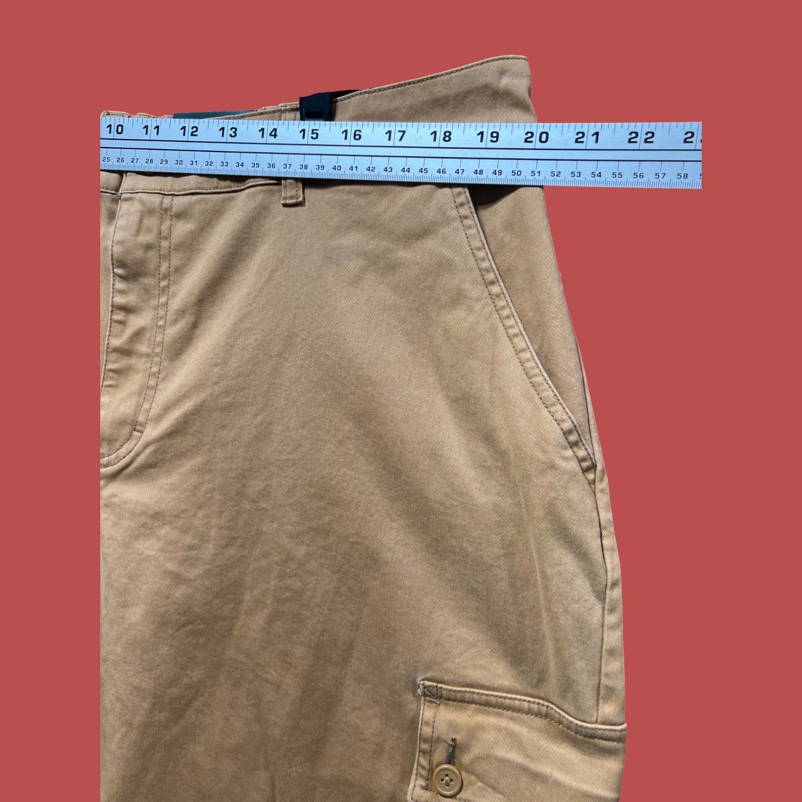 Other Wild Fable - Women's High-Rise Cargo Pants - Light Brown - 1 Size 40" / US 18 - 3 Thumbnail