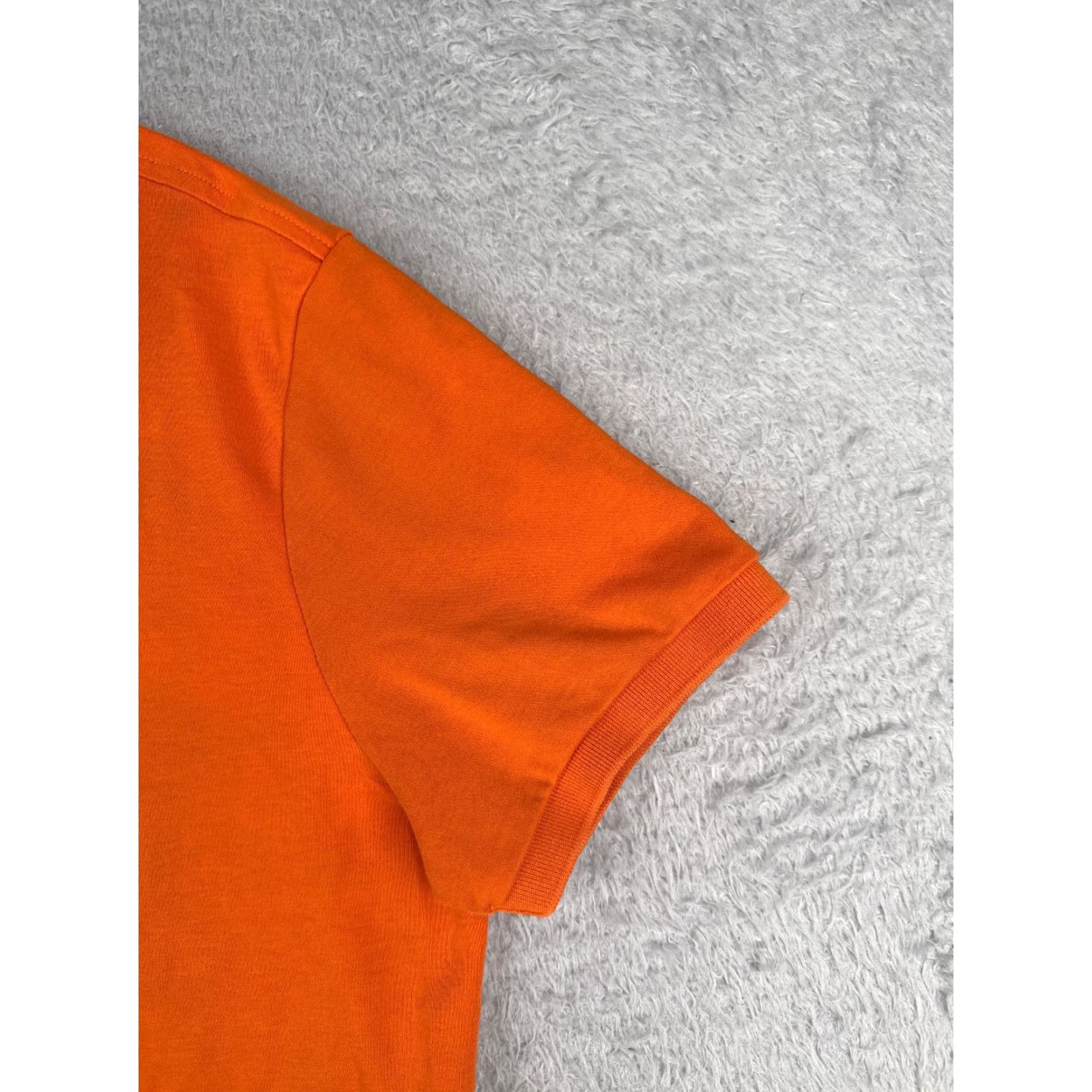 Ralph Lauren Polo Ralph Lauren Shirt Adult Large Orange 100% Cotton Short Sleeve Pony READ Size US L / EU 52-54 / 3 - 2 Thumbnail