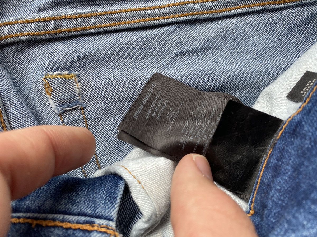 G-Star 🔥Opium Punk G Star 3301 Slim Blue jeans 34 Size US 34 / EU 50 - 5 Thumbnail