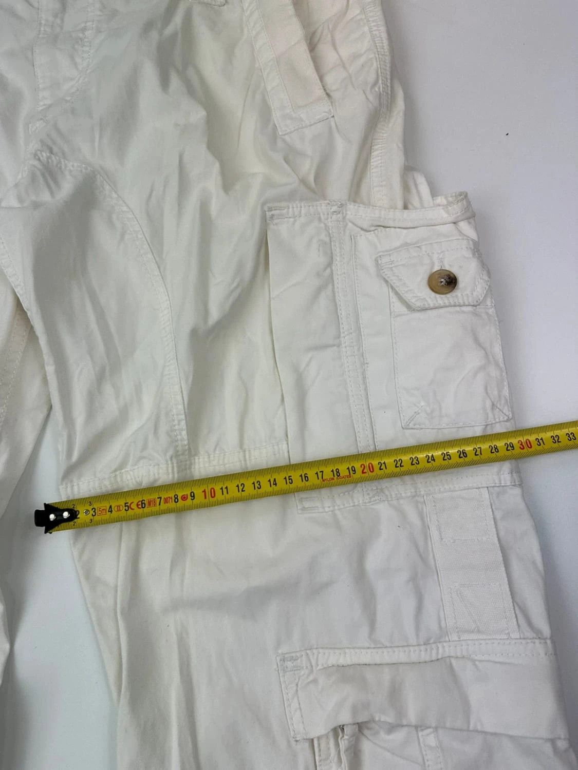 Dolce & Gabbana Dolce Gabbana SS2008 Multi Pockets White Cargo Pants Baggy Size US 40 / EU 56 - 16 Thumbnail
