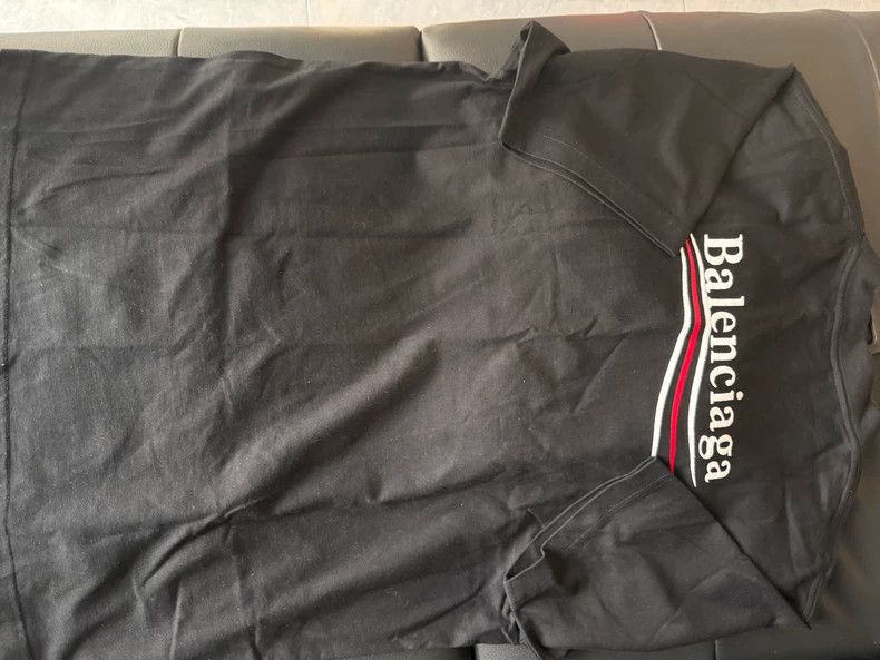 Balenciaga Balenciaga Black embroidered cola short sleeves Size US XS / EU 42 / 0 - 6 Thumbnail
