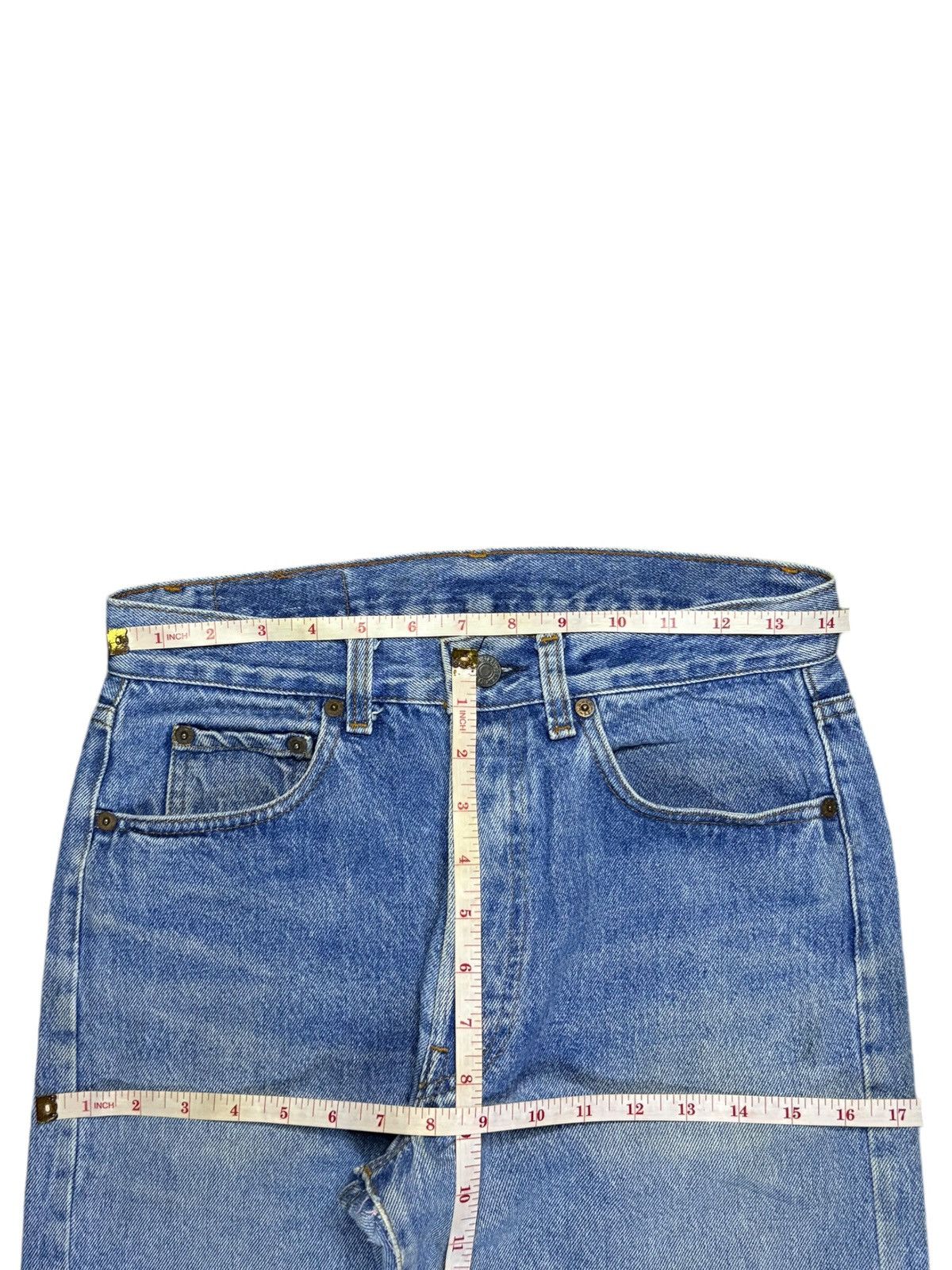 Levi's Vintage 80s Levis 501 Blue Wash Distressed Loose Jeans Size US 28 / EU 44 - 12 Thumbnail