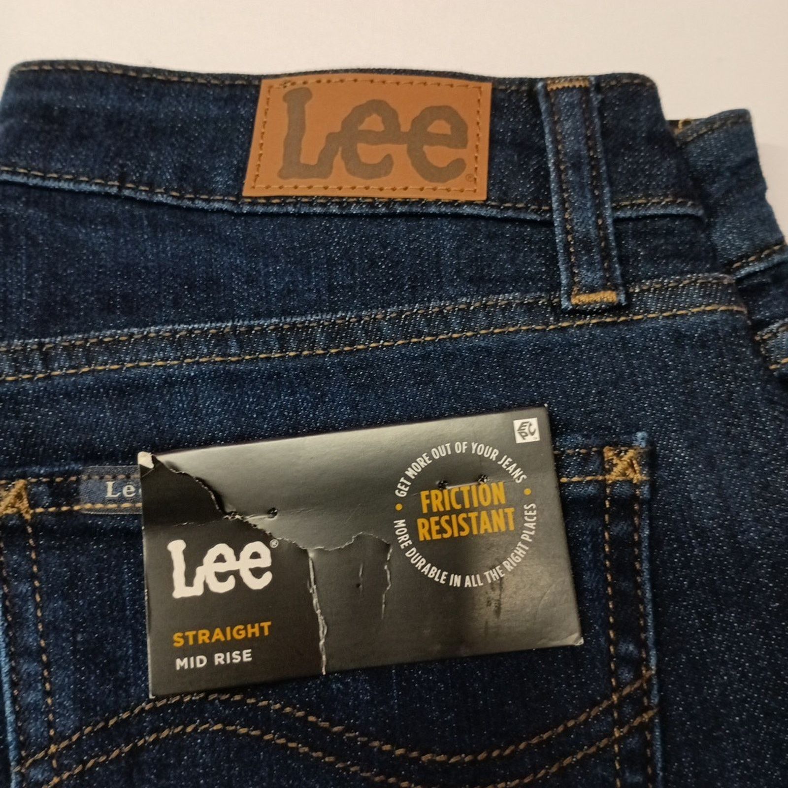 Lee Lee Straight Leg Jeans Women's 4 Medium Size 28x29 Blue Size 27" / US 4 / IT 40 - 2 Thumbnail