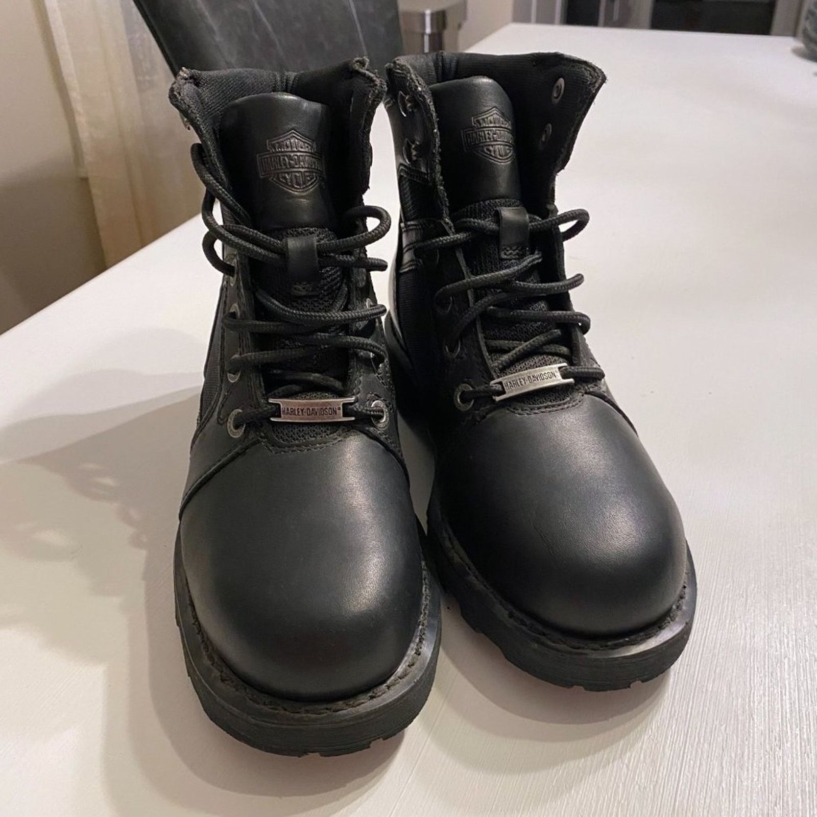 Harley Davidson Women's Radboure Harley Davidson Boots Size 9.5 Model D87108 Size US 9.5 / IT 39.5 - 4 Thumbnail