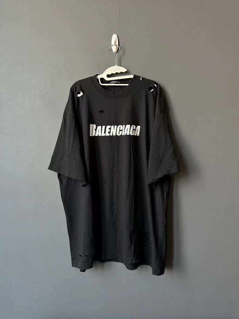 Balenciaga Destroy Letter Short Sleeve 2503-Nextarrow