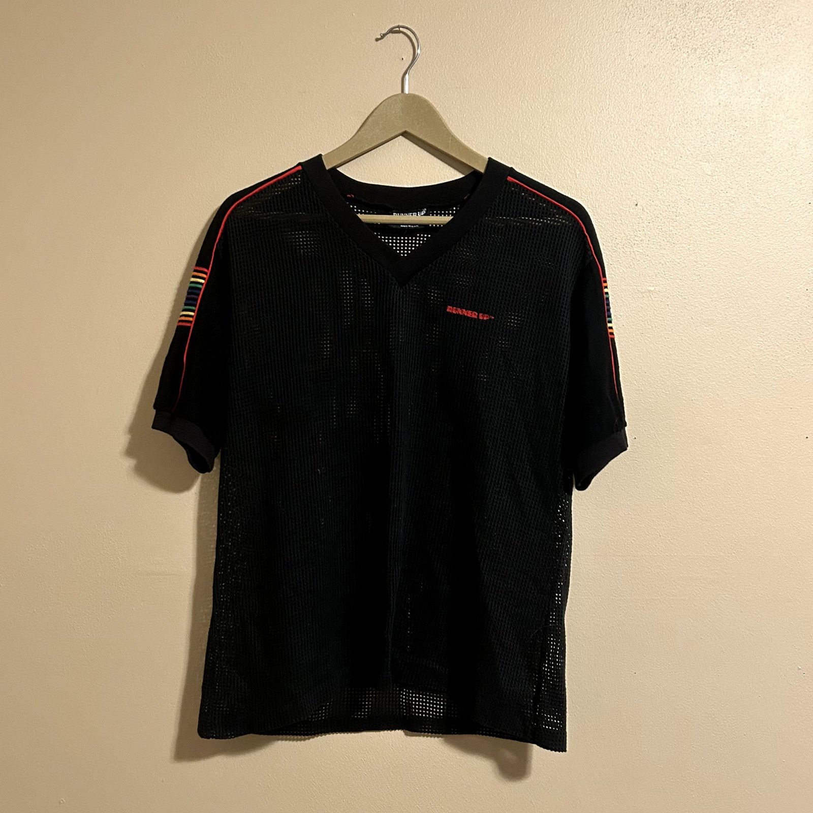 Vintage Vintage 70s/80s Mesh Runnerup T-Shirt Size US M / EU 48-50 / 2 - 1 Thumbnail