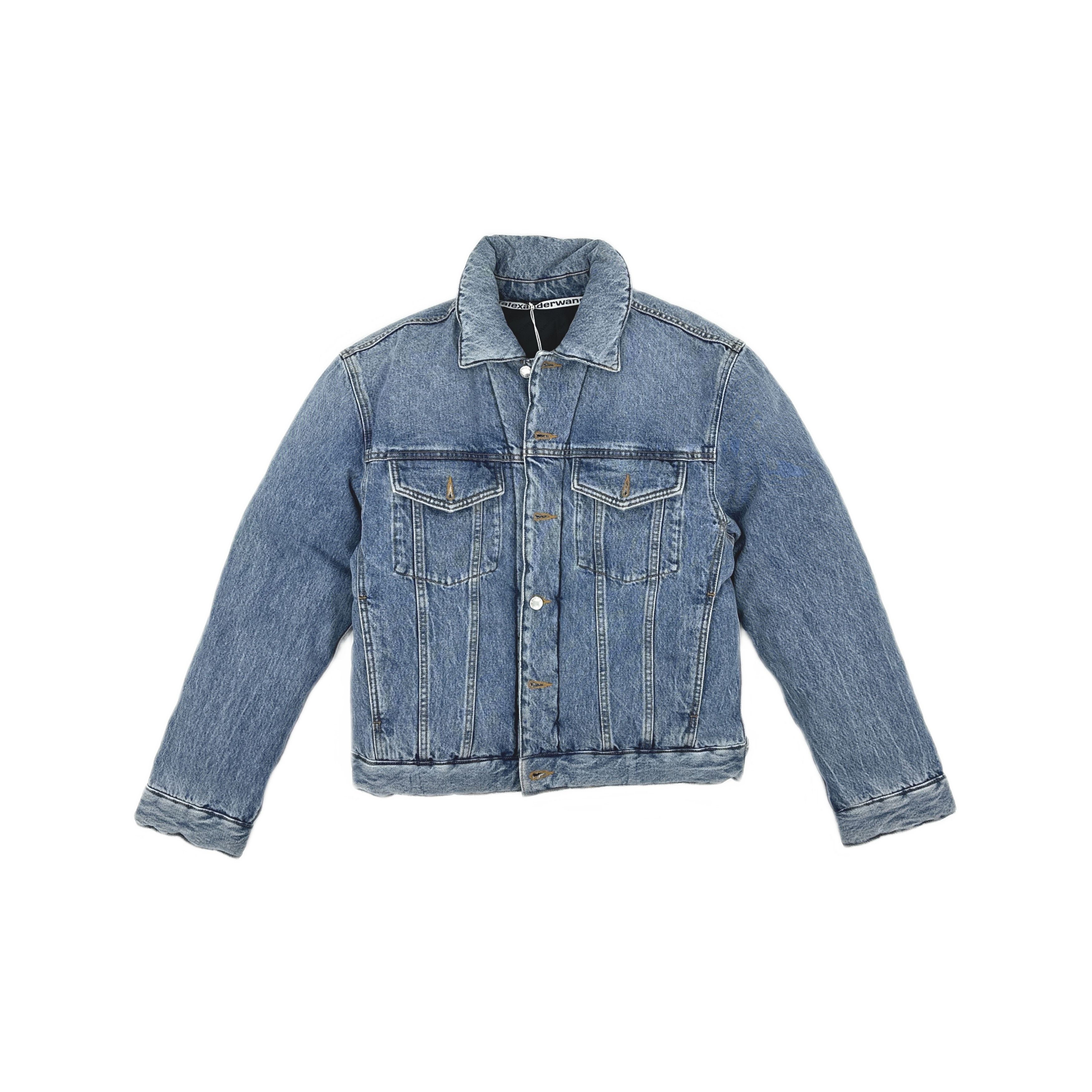 Alexander Wang Alexander Wang Padded Denim Trucker Jacket Size S Size US S / EU 44-46 / 1 - 1 Thumbnail