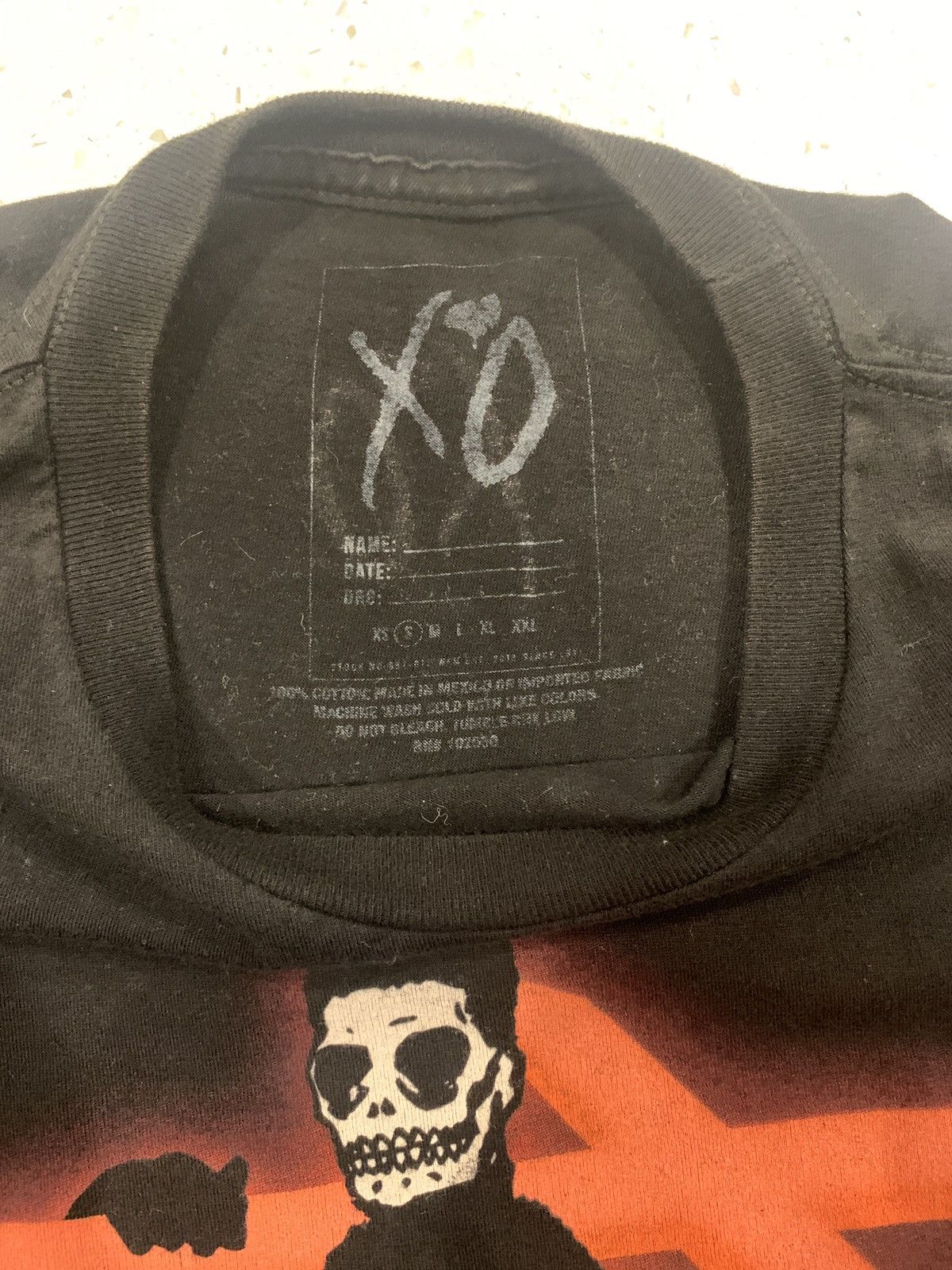 XO XO The Weeknd tour tee Size US S / EU 44-46 / 1 - 3 Thumbnail