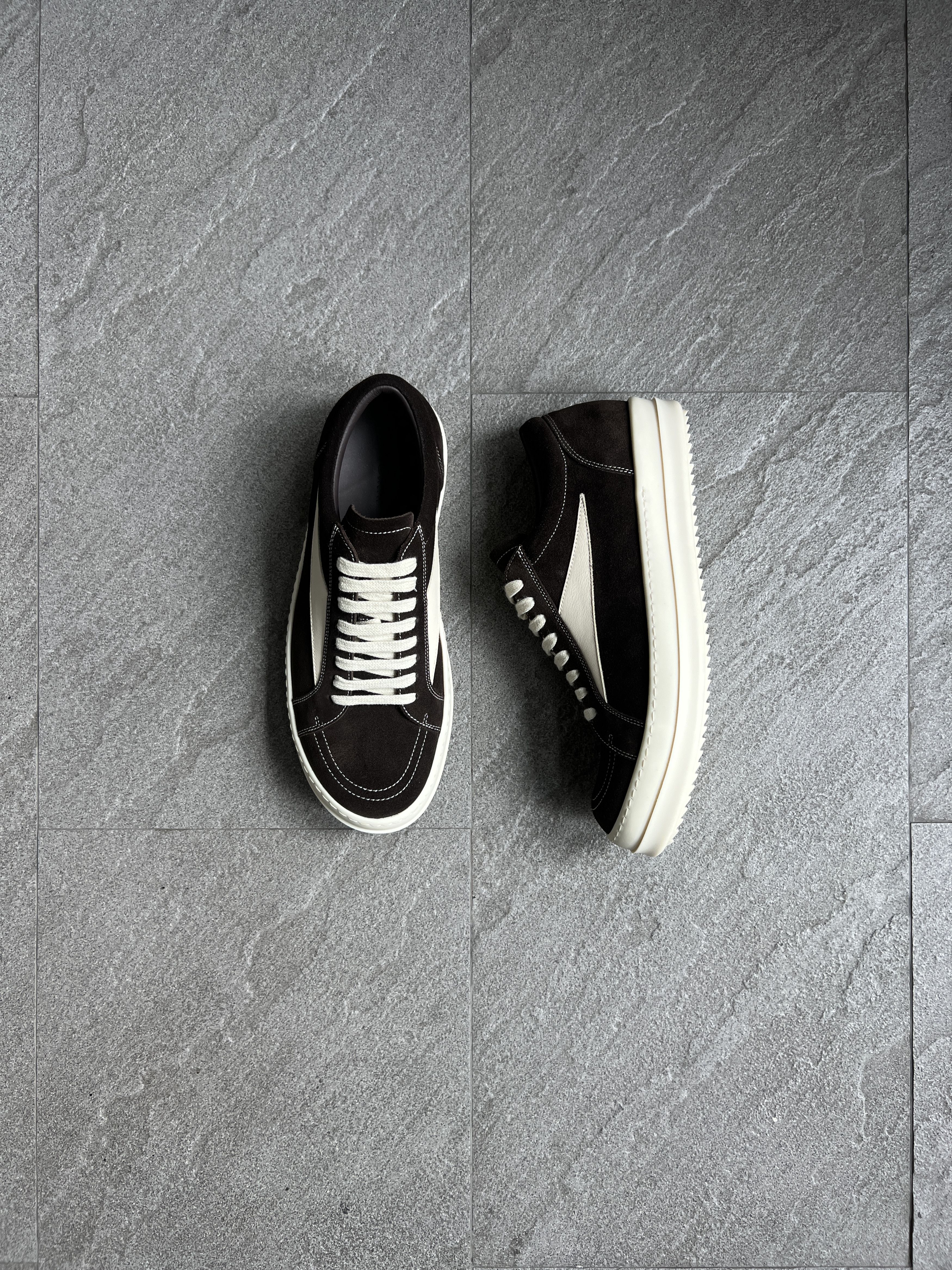Rick Owens Rick Owens Vans Sneaks Mahogany Milk EU42 New Size US 9 / EU 42 - 3 Thumbnail