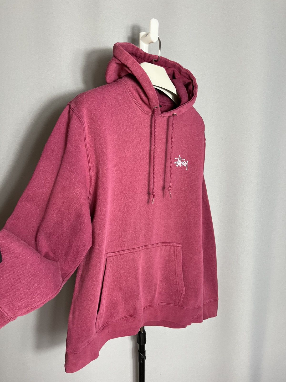 Stussy Stussy Hoodie 2000s vintage mens USA pink cotton casual Size US L / EU 52-54 / 3 - 9 Thumbnail