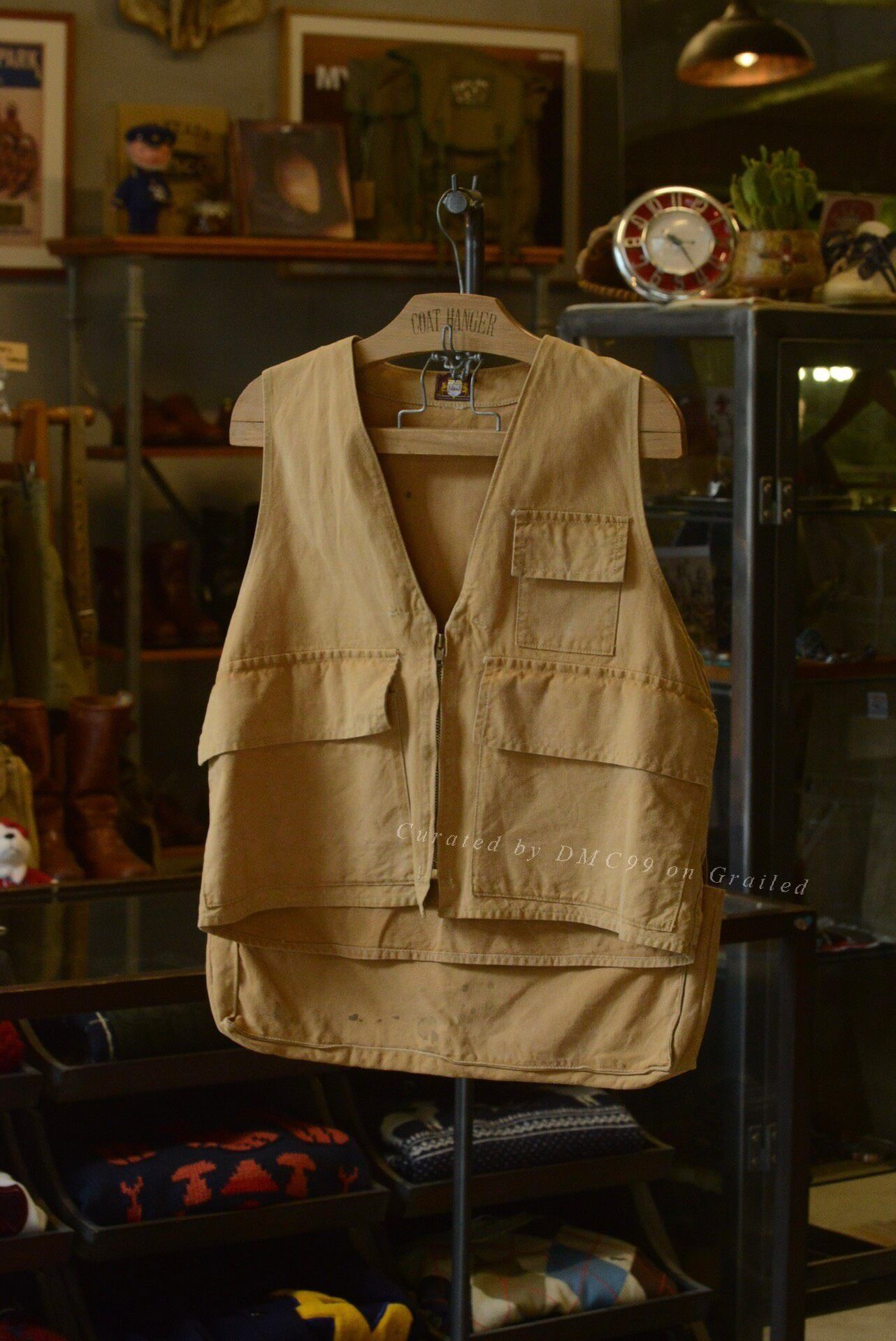 Vintage Three-Pocket Hunting Vest Talon Zipper Size US M / EU 48-50 / 2 - 1 Thumbnail