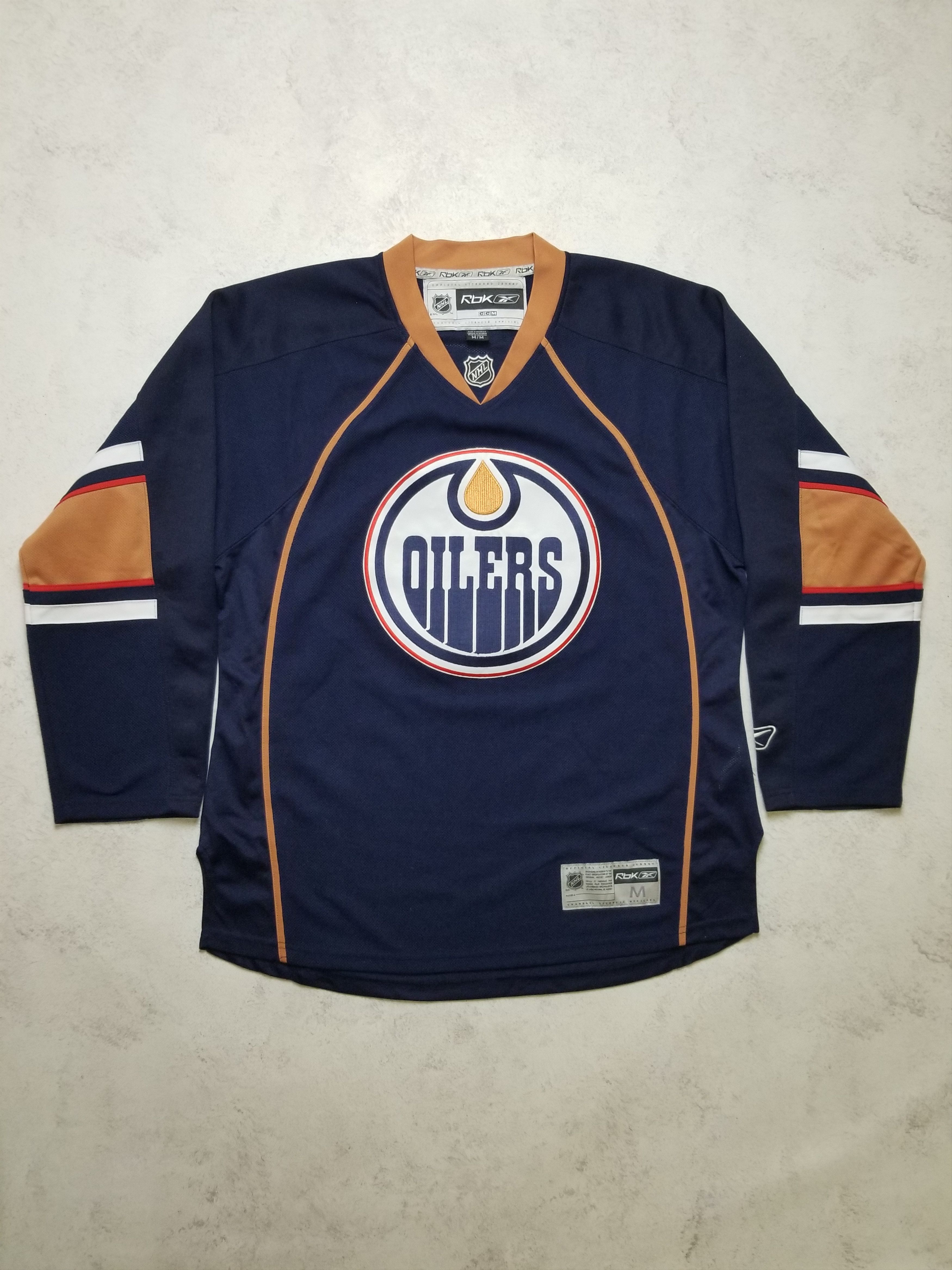 Reebok CCM Premier NHL Edmonton Oilers Alternate Hockey Jersey Size US M / EU 48-50 / 2 - 1 Thumbnail