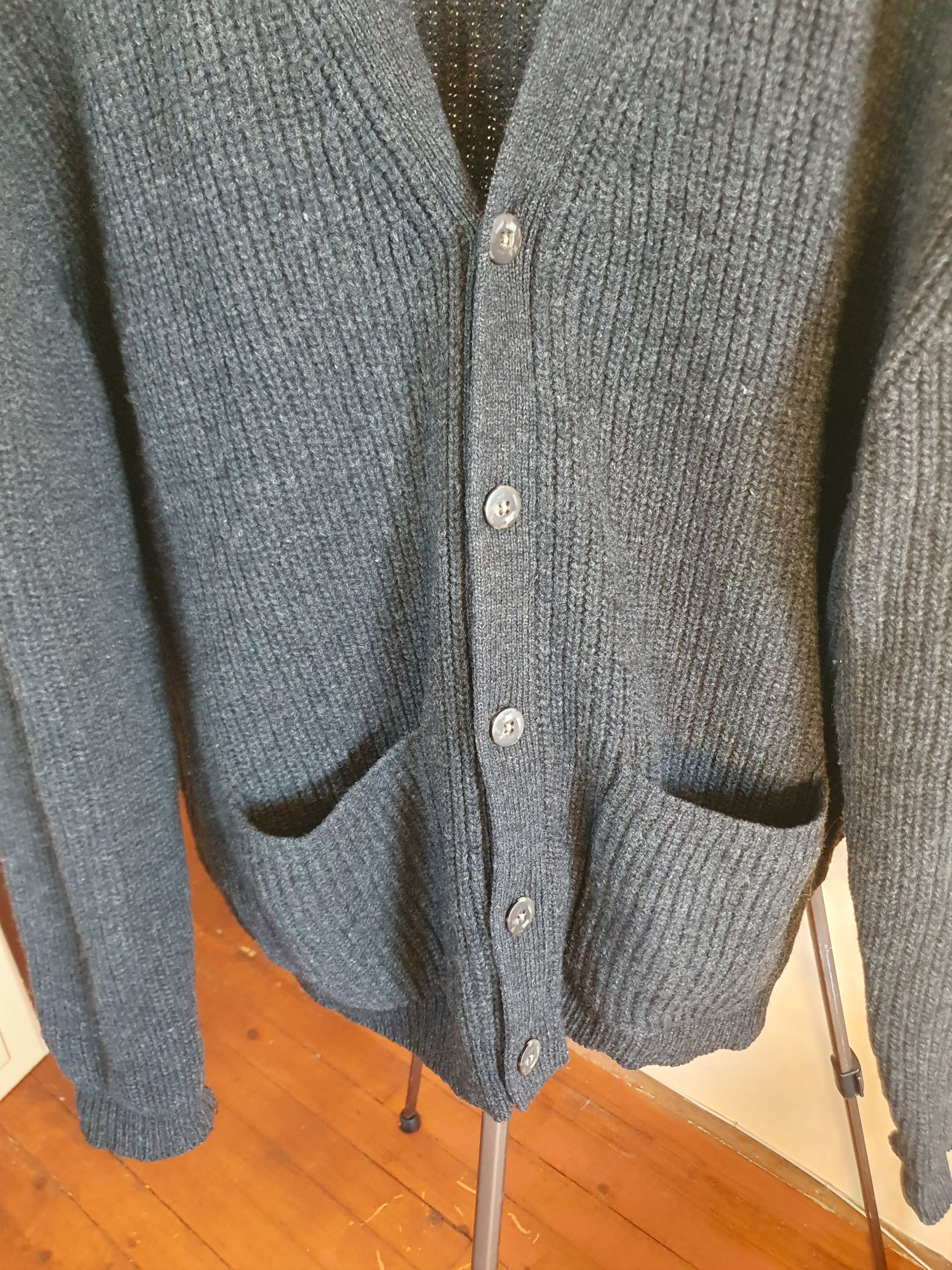 Eddie Bauer Eddie Bauer Lambswool Cardigan Cable Knit sz XL Size US XL / EU 56 / 4 - 6 Thumbnail