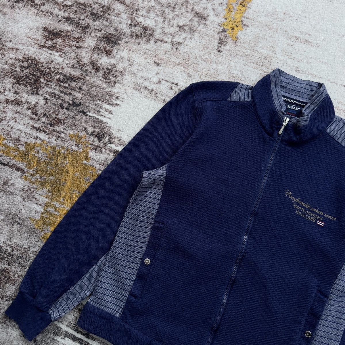 Dunlop DUNLOP COLLECTION SPORTS ORIENTED FULL ZIP TRACK JACKET Size US L / EU 52-54 / 3 - 3 Thumbnail
