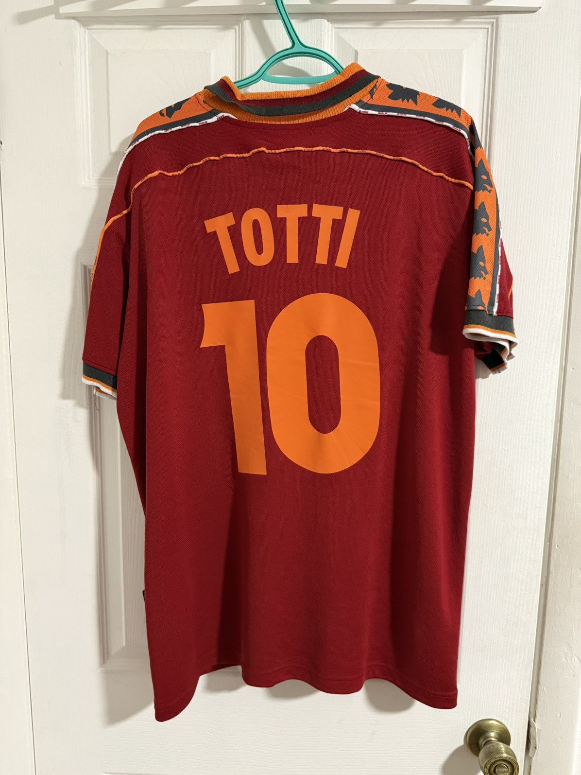 Vintage 1998 Totti Roma retro jersey Size US XXL / EU 58 / 5 - 2 Thumbnail