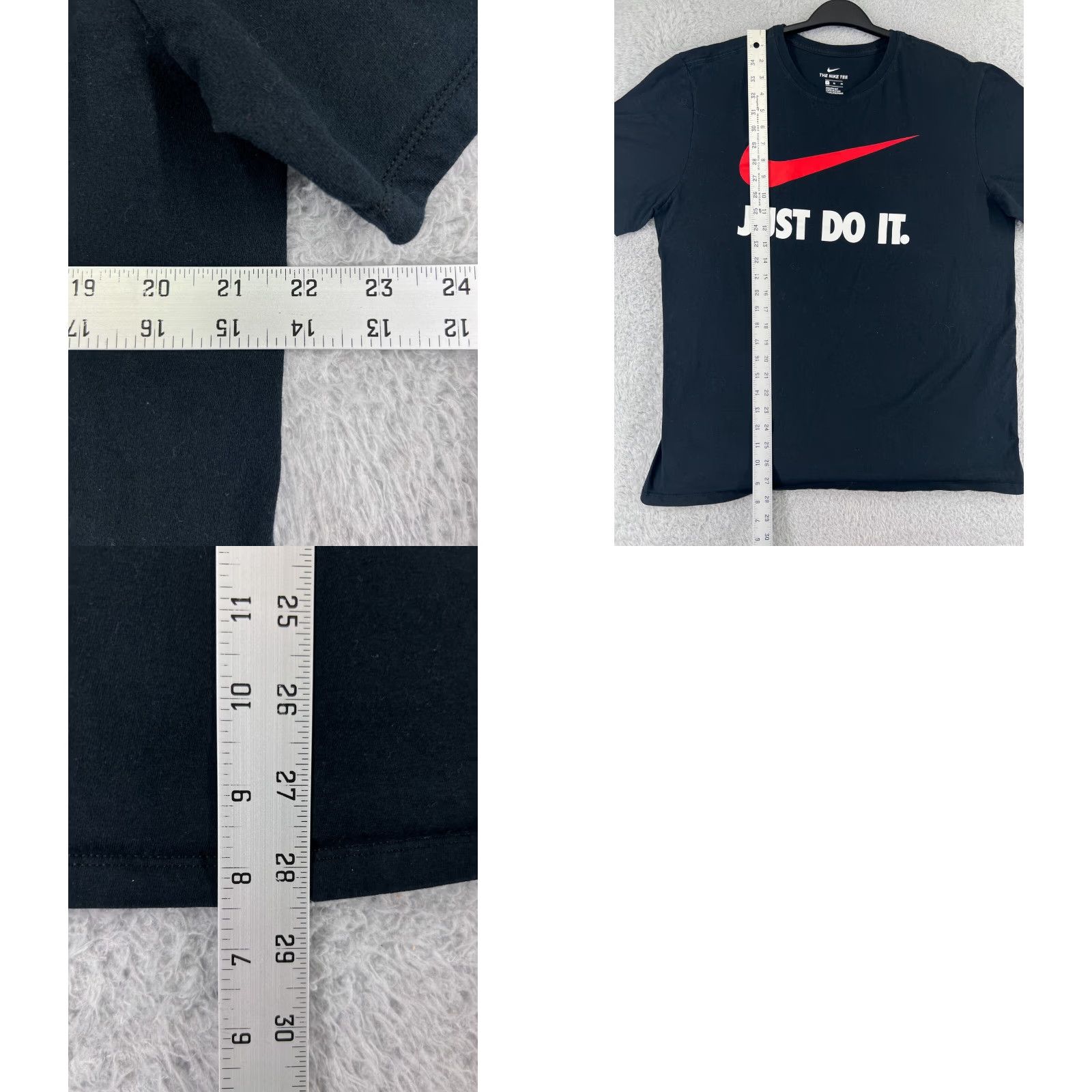 Nike Nike Shirt Mens XL Black Spellout Graphic Print Swoosh Cotton Crew Neck T-Shirt Logo Sports Retro Outdoor Size US XL / EU 56 / 4 - 9 Thumbnail