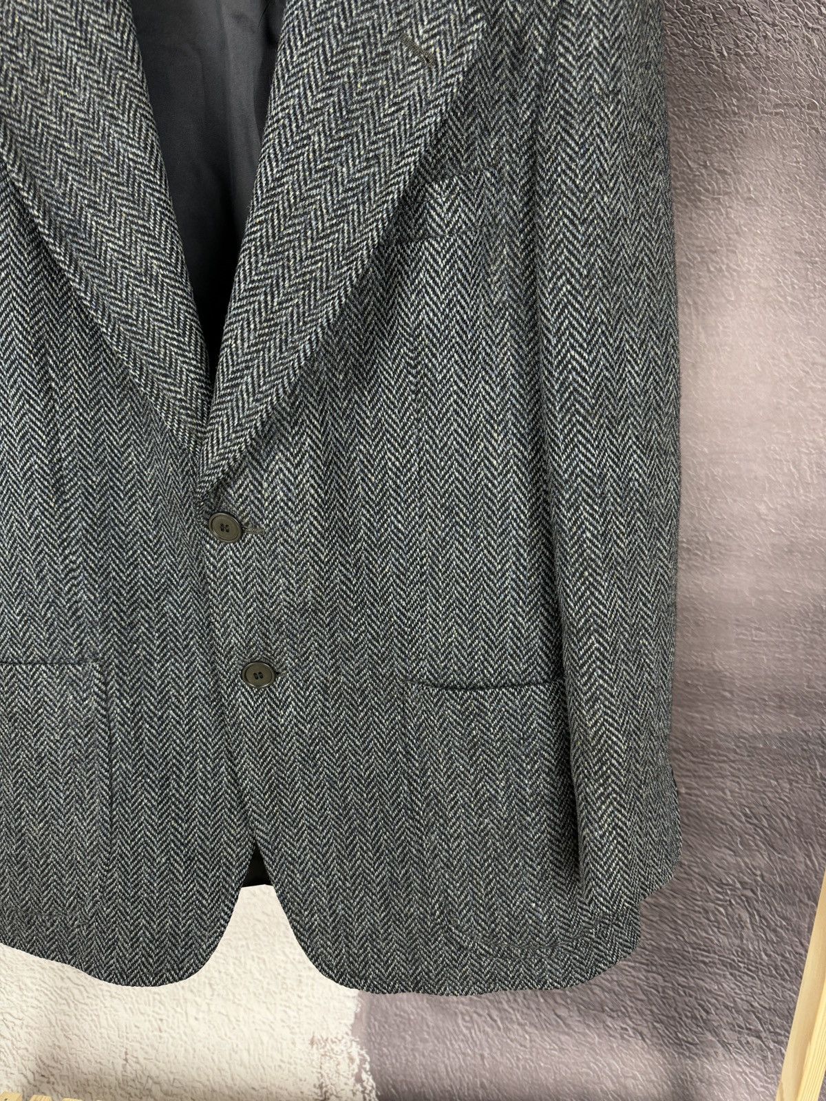 Harris Tweed Harris Tweed vintage 2 button blazer sport coat size 26 Size 42R - 6 Thumbnail