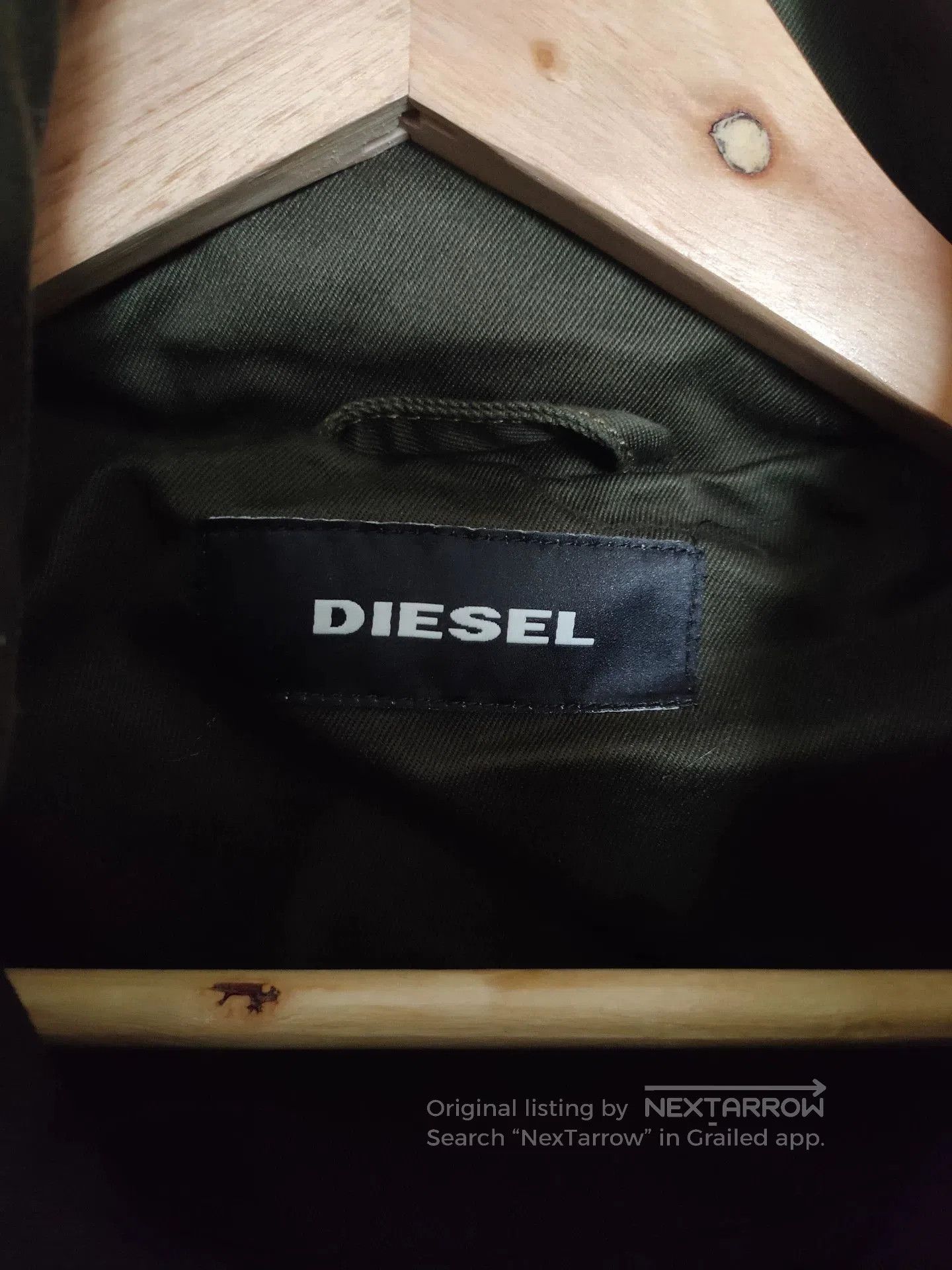 Diesel Diesel M65 Military Green Jacket. Size US L / EU 52-54 / 3 - 4 Thumbnail
