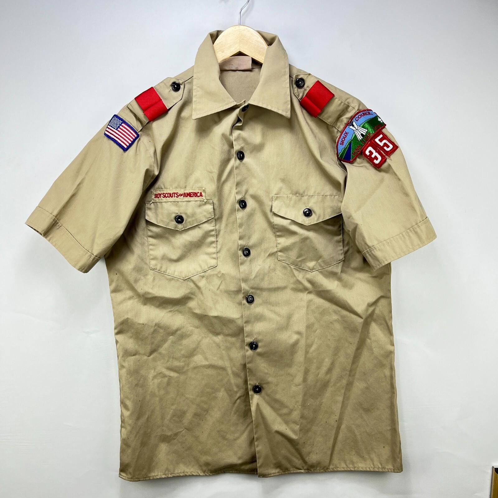 Other Vintage 80s Boy Scouts of America Shirt Youth XL Size ONE SIZE - 1 Thumbnail