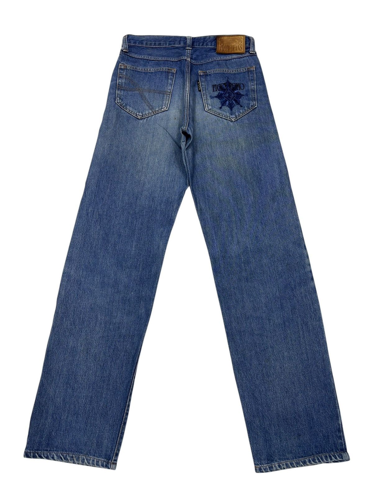 Yoshiyuki Konishi Yoshiyuki Konishi Ficce Uomo Wide Straight Leg Denim Jeans Size US 32 / EU 48 - 2 Thumbnail