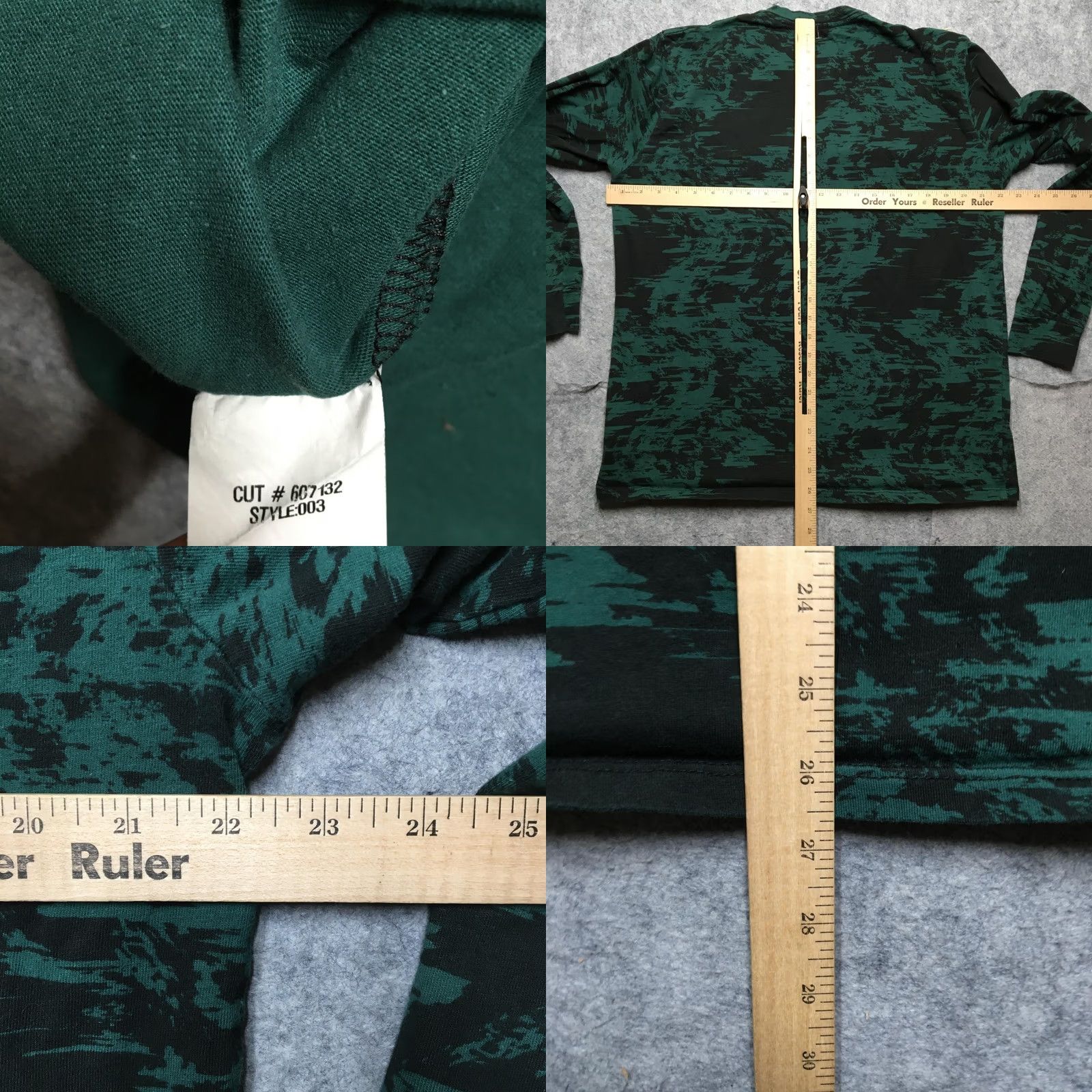 Topo Designs Topo Designs Shirt Mens XL Green Black Abstract Camo Long Sleeve Organic Cotton Size US XL / EU 56 / 4 - 8 Thumbnail