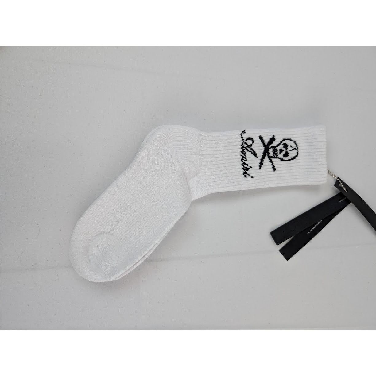 Amiri × Wes Lang o1rshd1 Size: 41-42 / Skull Head Socks in White Size ONE SIZE - 4 Thumbnail