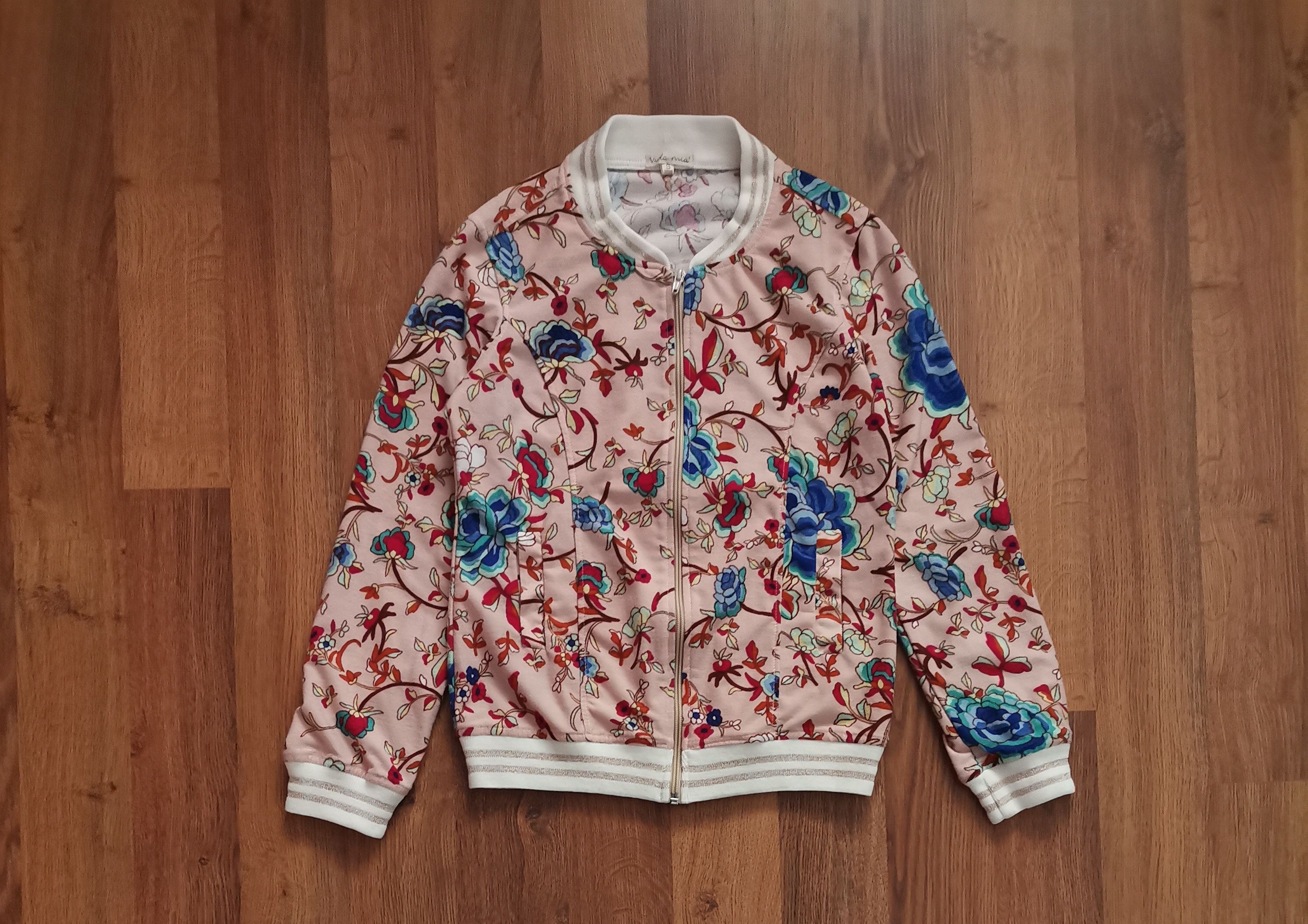 Vintage Vintage Vida Mia Women's Floral Jacket Size S / US 4 / IT 40 - 1 Thumbnail