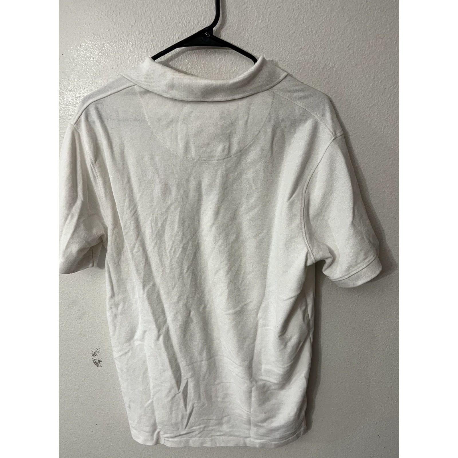 Beverly Hills Polo Club Beverly Hills Polo Club Shirt Men Large White Solid Short Sleeve Colar Polo Size US L / EU 52-54 / 3 - 3 Thumbnail