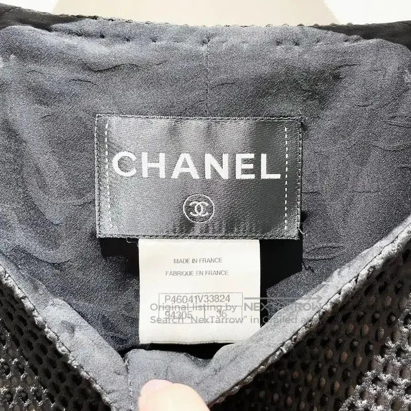 Chanel Chanel Black Polyester Women's Cardigan . Size S / US 4 / IT 40 - 3 Thumbnail