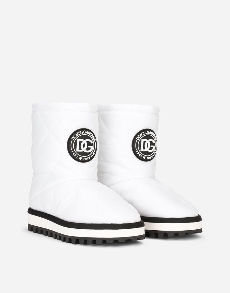 Dolce & Gabbana o1y0825 Padded Ankle Boots in White Size US 4 / IT 34 - 2 Thumbnail