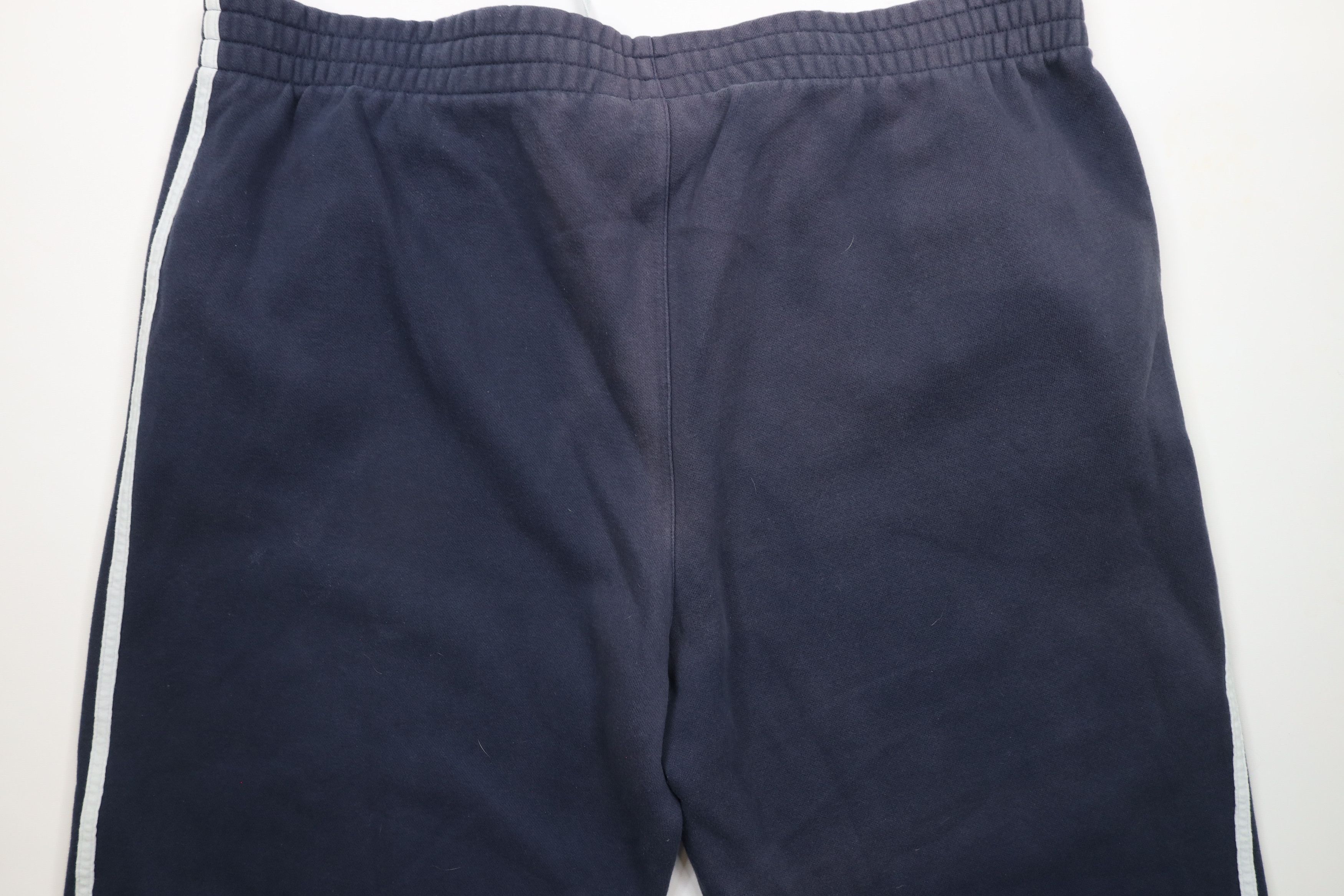Adidas × Vintage Vintage Adidas Spell Out Striped Wide Leg Sweatpants Blue Size US 40 / EU 56 - 13 Thumbnail
