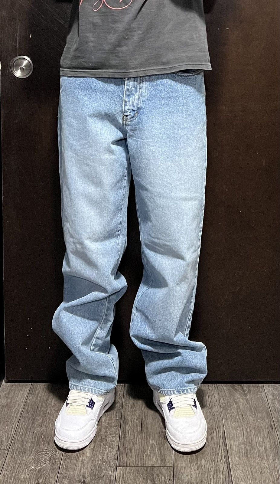 Vintage NWT Bullhead Denim Loose Fit 29x32 Size US 29 - 3 Thumbnail