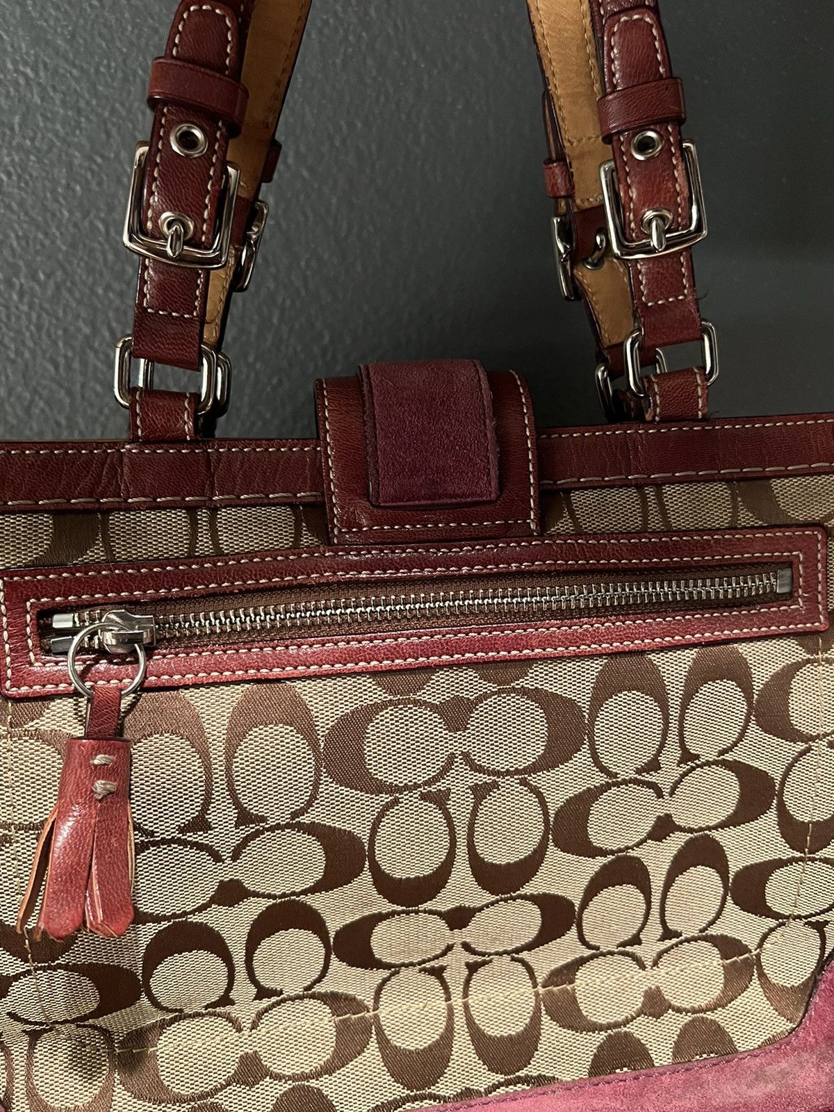 Coach Coach Womens F04Q-7056 Purple Pink Brown Size ONE SIZE - 20 Thumbnail