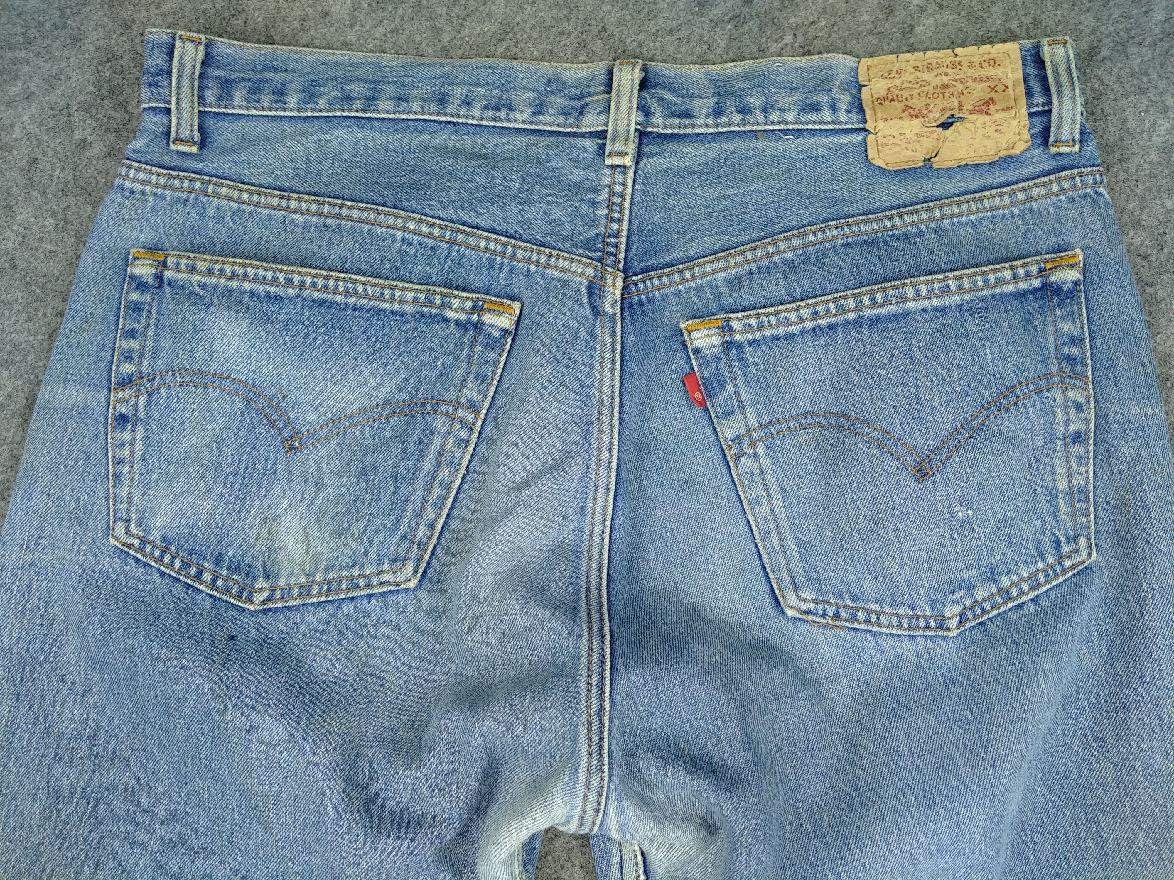 Levi's 90s Blue Wash Vintage Levi's 501 Denim 36x26 -JN770 Size US 36 / EU 52 - 4 Thumbnail