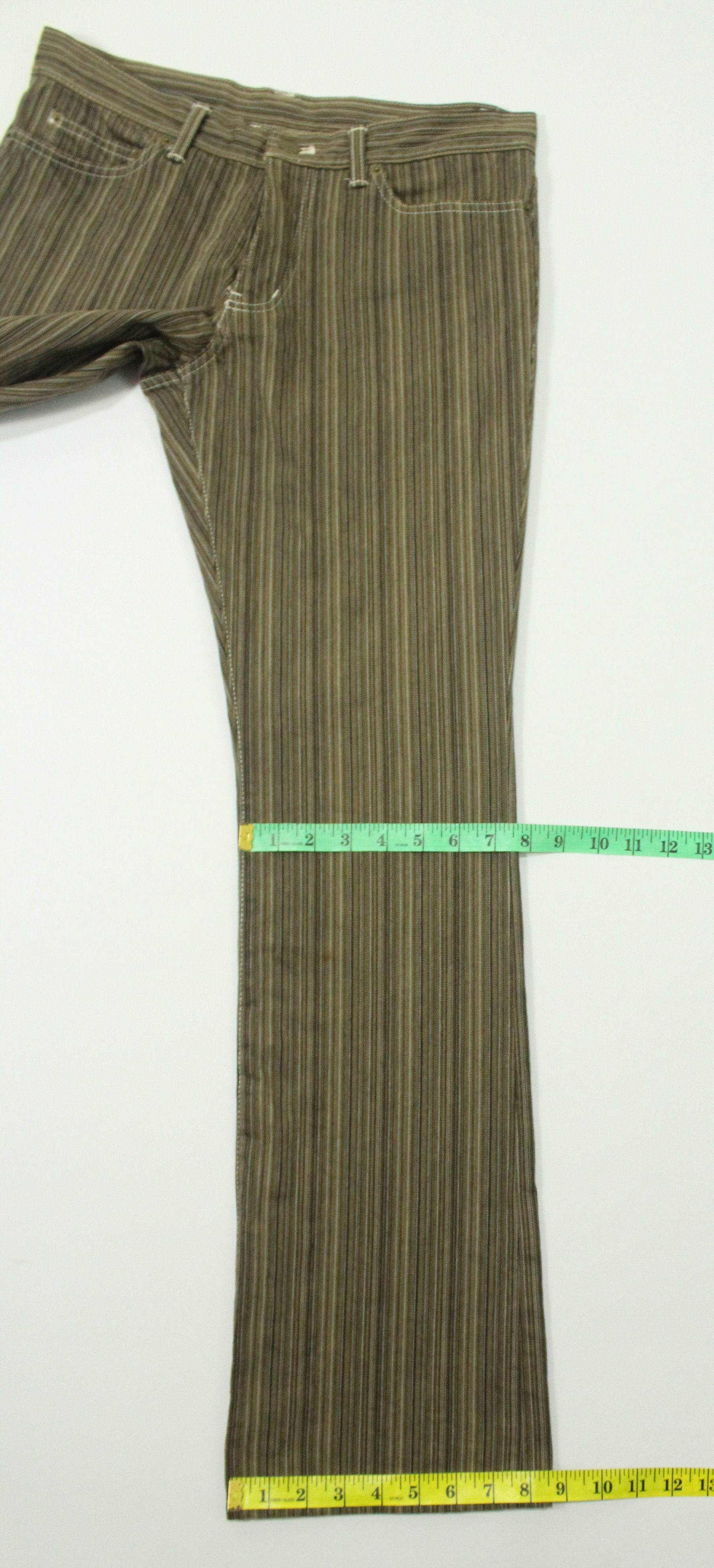 If Six Was Nine Flared Striped TORNADO MART Japan Size US 30 / EU 46 - 21 Thumbnail