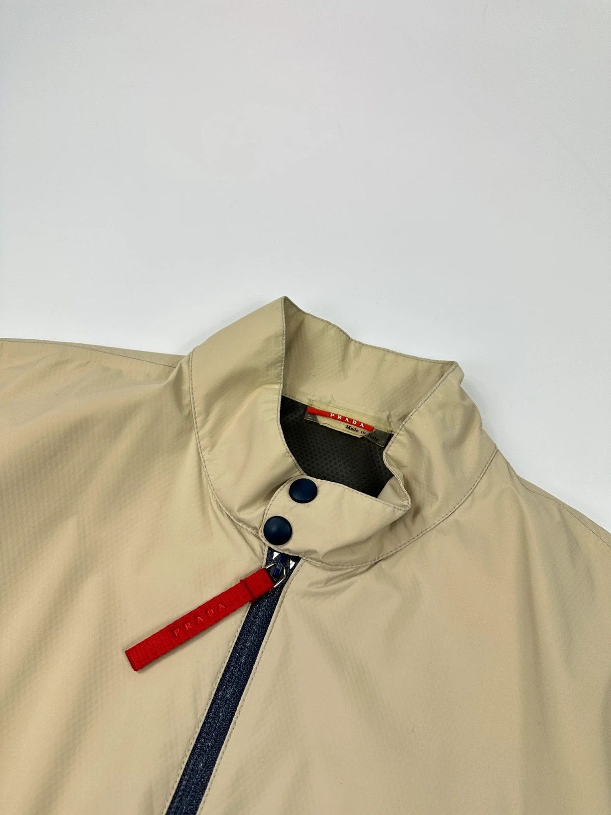 Prada Prada Sport FW00 Beige Gore-Tex Packable Bag Jacket Size US M / EU 48-50 / 2 - 4 Thumbnail