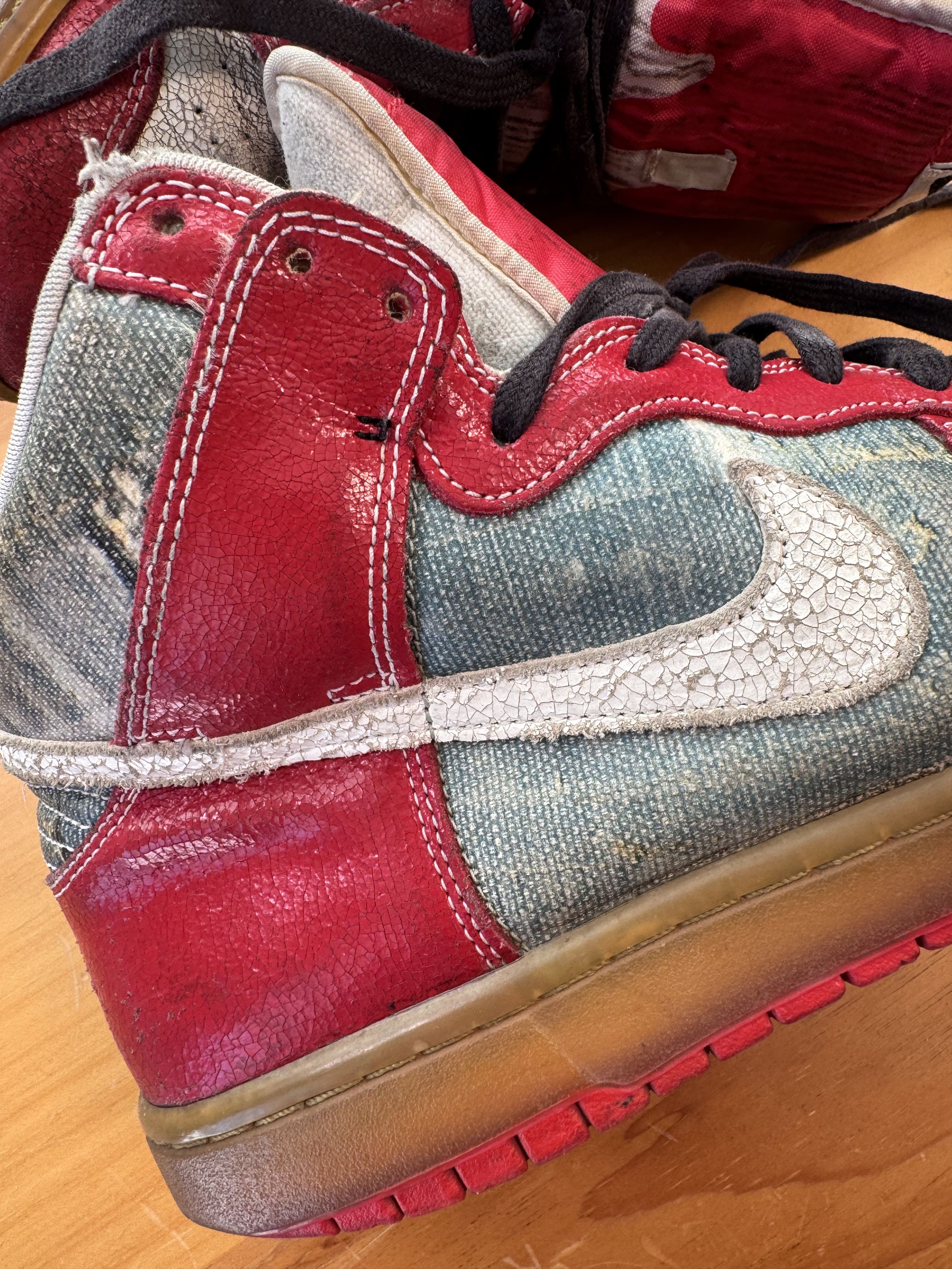 Nike Nike Dunk High Premium SB “Shoe Goo” Size US 10 / EU 43 - 3 Thumbnail