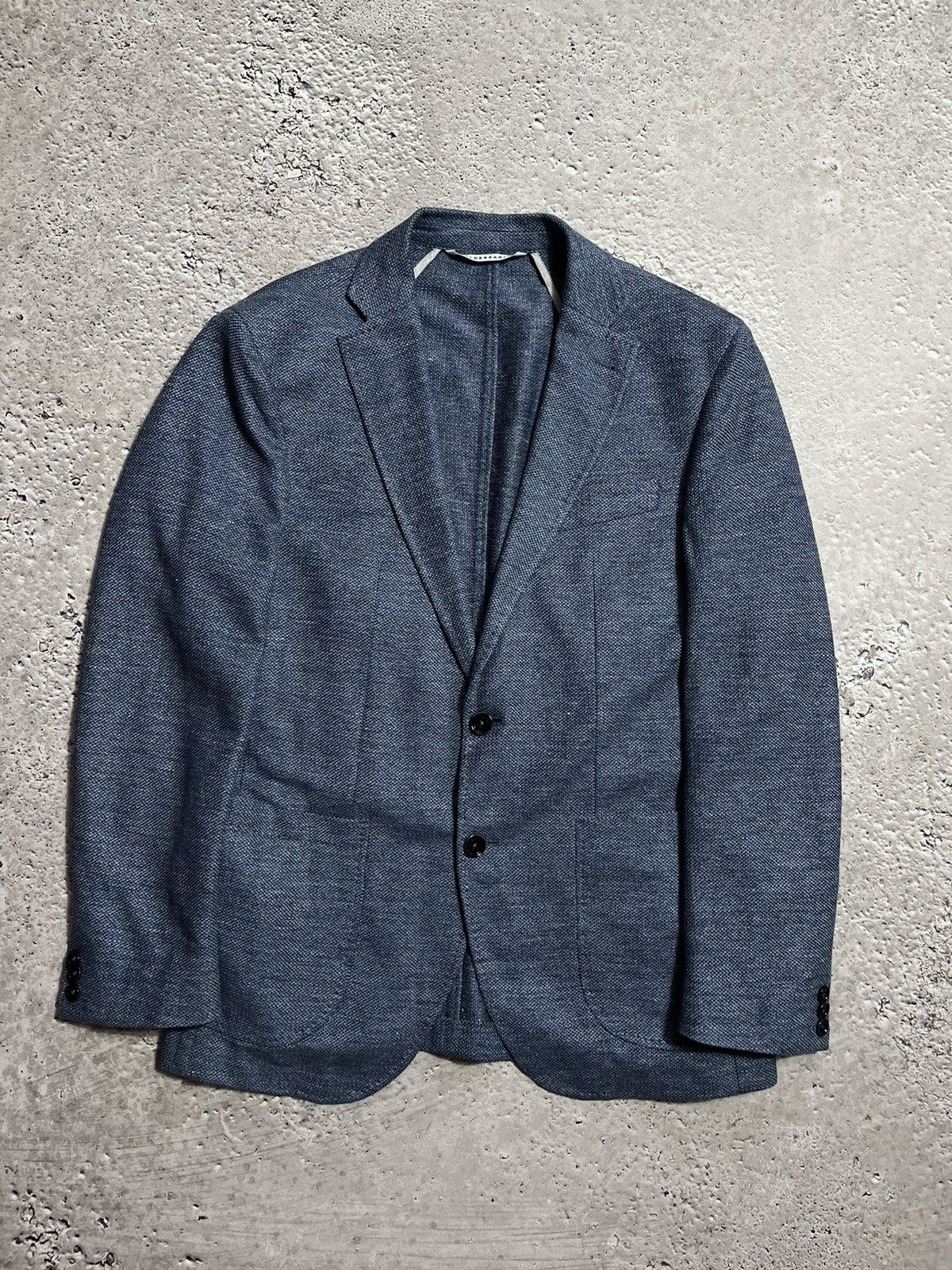 Baldessarini Baldessarini Men’s Classic Linen / Cotton Blazer Jacket Size US S / EU 44-46 / 1 - 1 Thumbnail