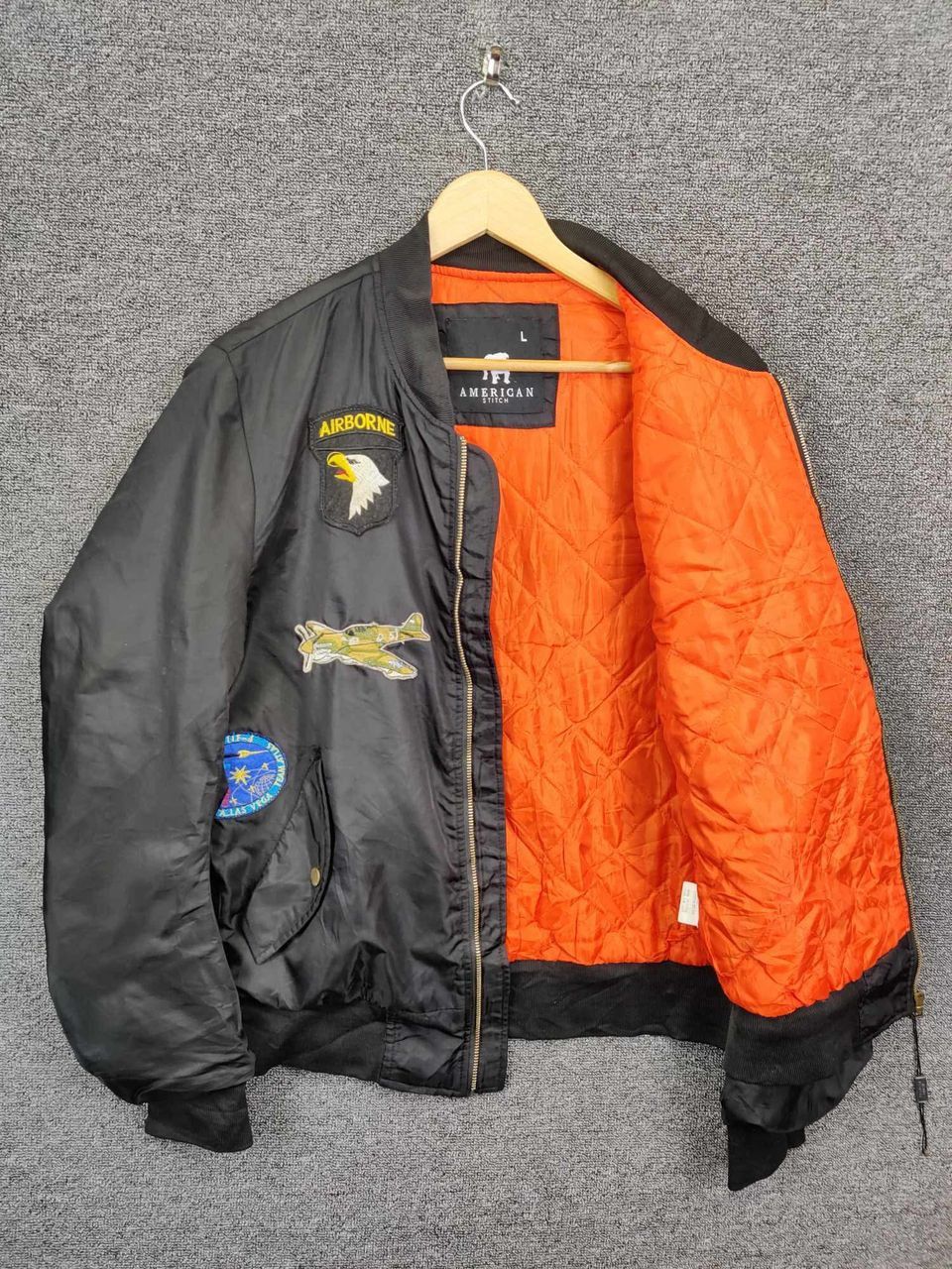American Stitch Vintage American Stitch MA-1 Bomber Flight Jacket Size US L / EU 52-54 / 3 - 10 Thumbnail