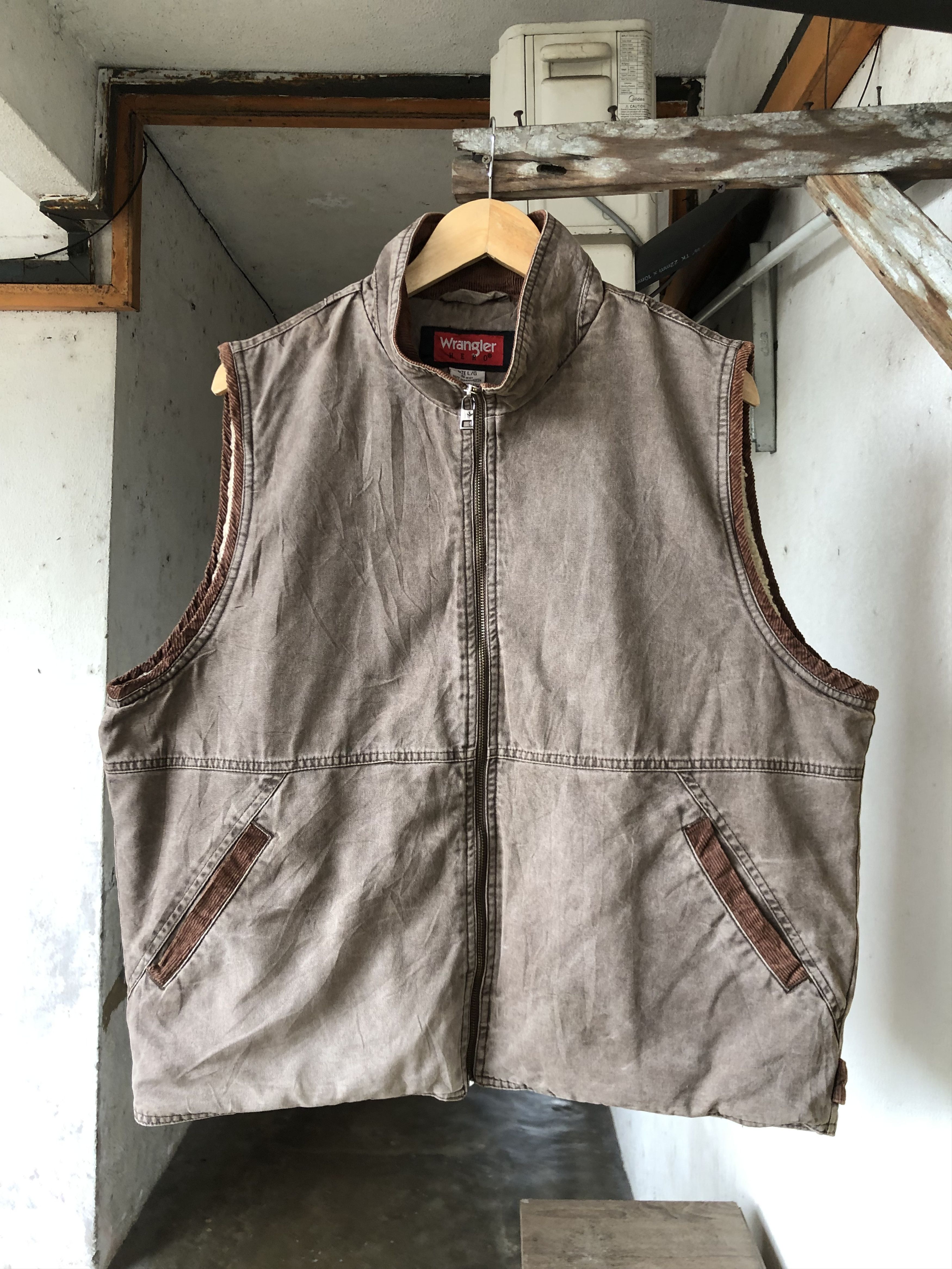 Wrangler Vintage Wrangler Hero Duck Canvas Vest Jacket Brown Size US L / EU 52-54 / 3 - 1 Thumbnail