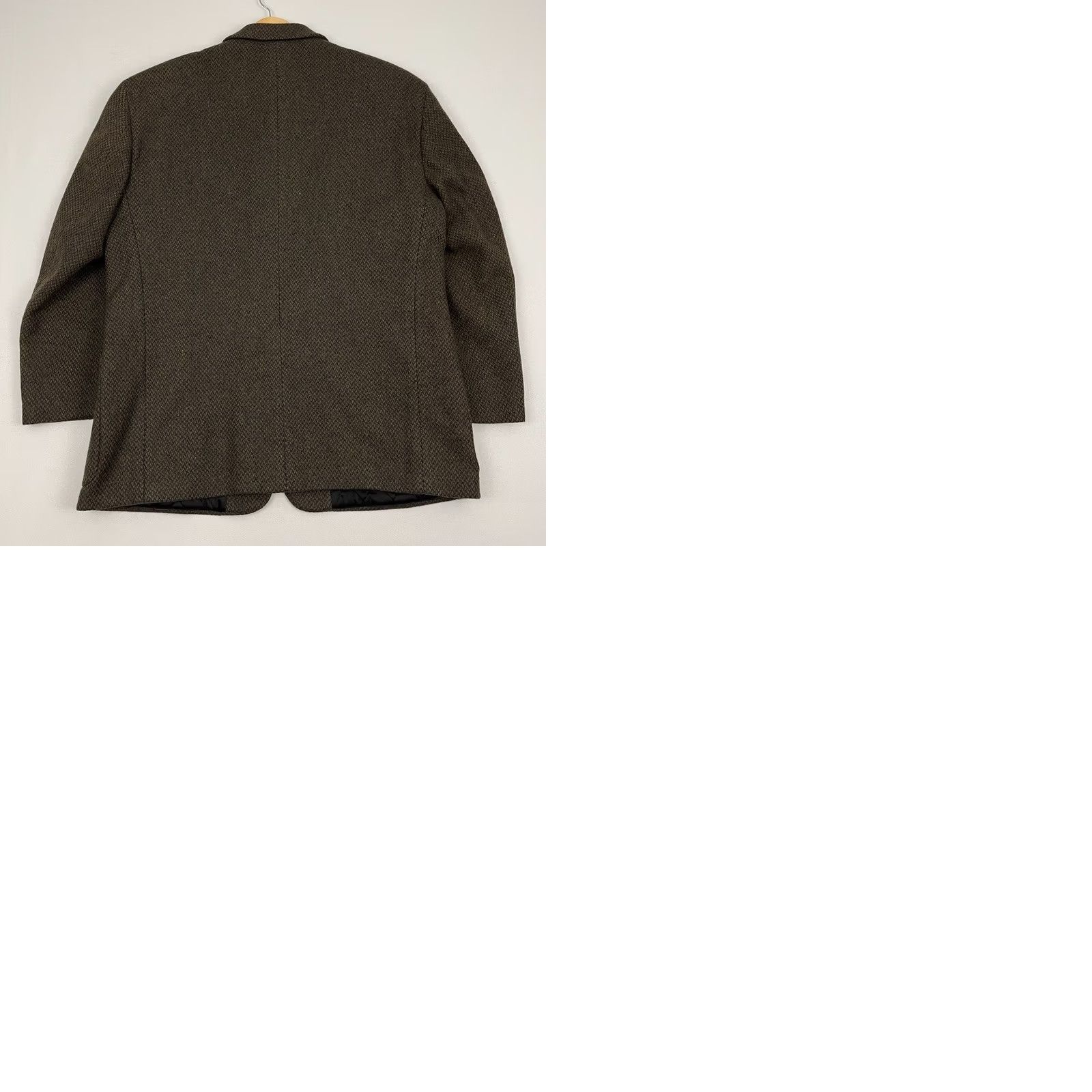 Vintage VINTAGE LL Bean Blazer Mens Large Reg Brown Twill Wool Thinsulate 3M Quilted USA Blazer Shirt Jacket Mens Size 42R - 9 Thumbnail