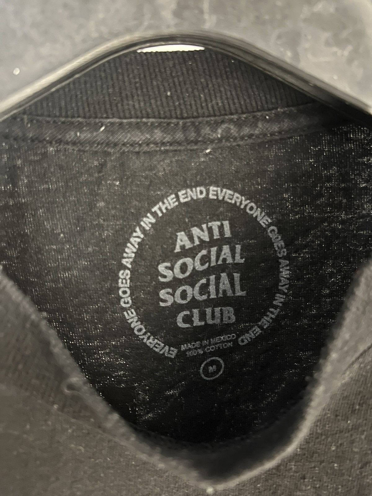 Anti Social Social Club × Vintage VERY RARE ANTI SOCIAL SOCIAL CLUB BIG LOGO DOUBLE PRINTED Size US M / EU 48-50 / 2 - 6 Thumbnail