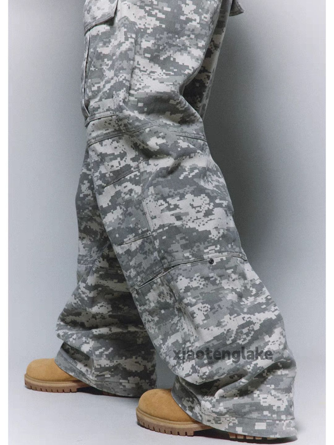 Designer × Japanese Brand × Vintage utility military outdoor loose baggy camo cargo pants Size US 34 / EU 50 - 2 Thumbnail