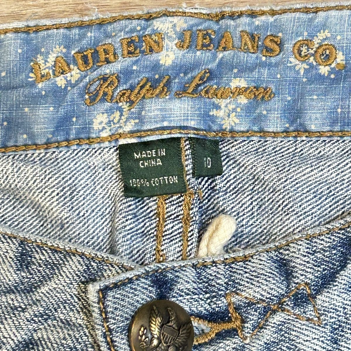 Polo Ralph Lauren Ralph Lauren Denim Pants baggy 10 Y2K Size 32" / US 10 / IT 46 - 4 Thumbnail