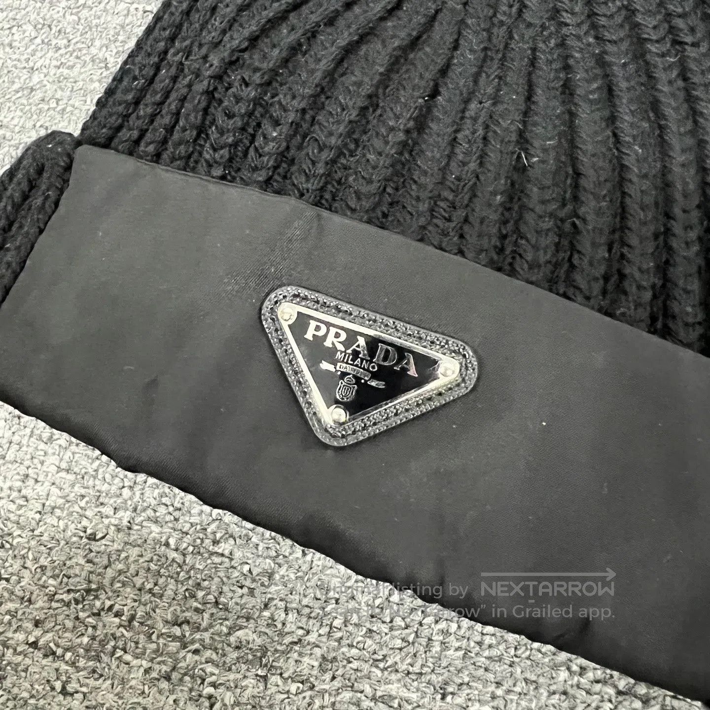 Prada Prada size s Delta mark; woolen cap; cold cap| Size ONE SIZE - 4 Thumbnail