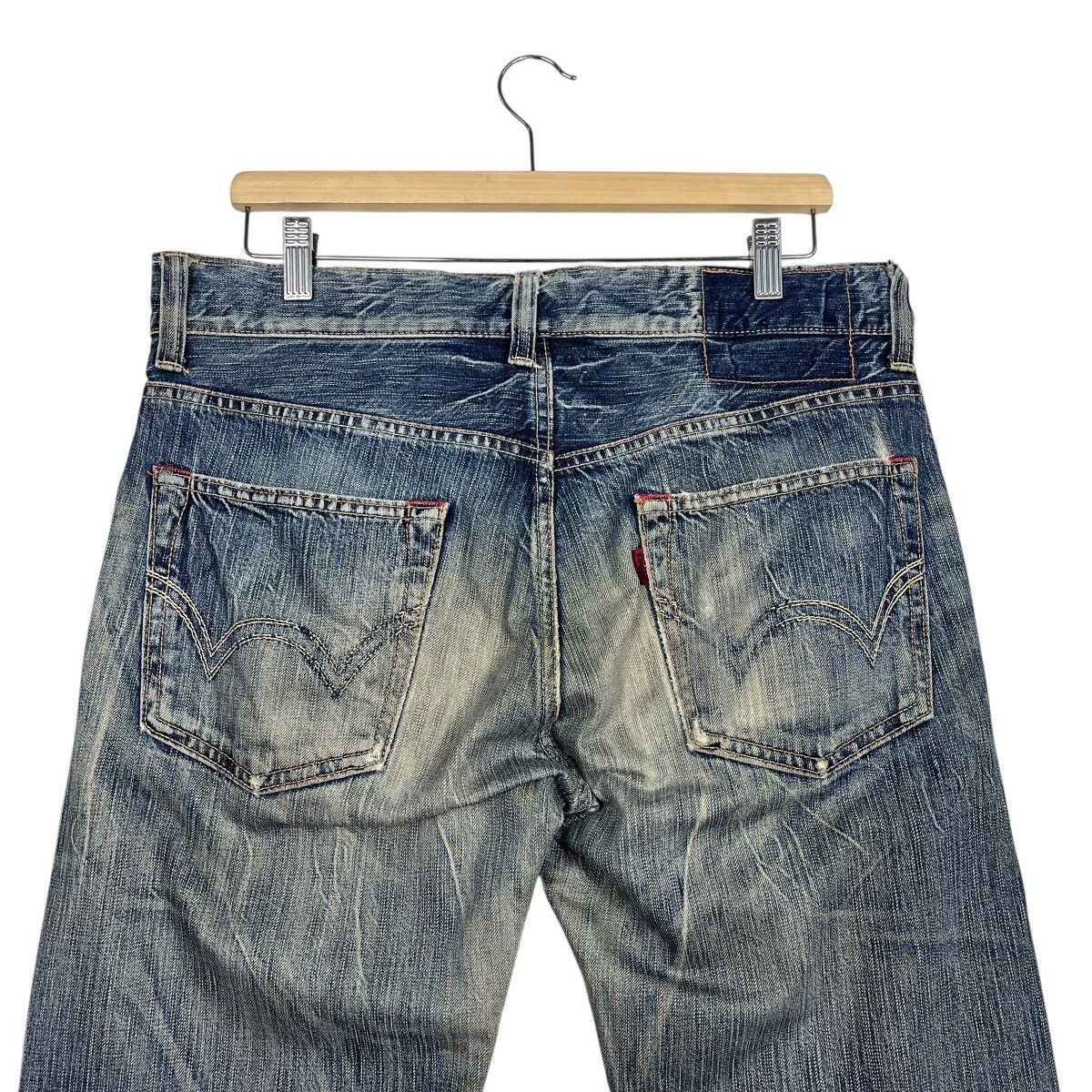 Edwin Vintage Edwin Distressed Denim Jeans Size US 34 / EU 50 - 8 Thumbnail