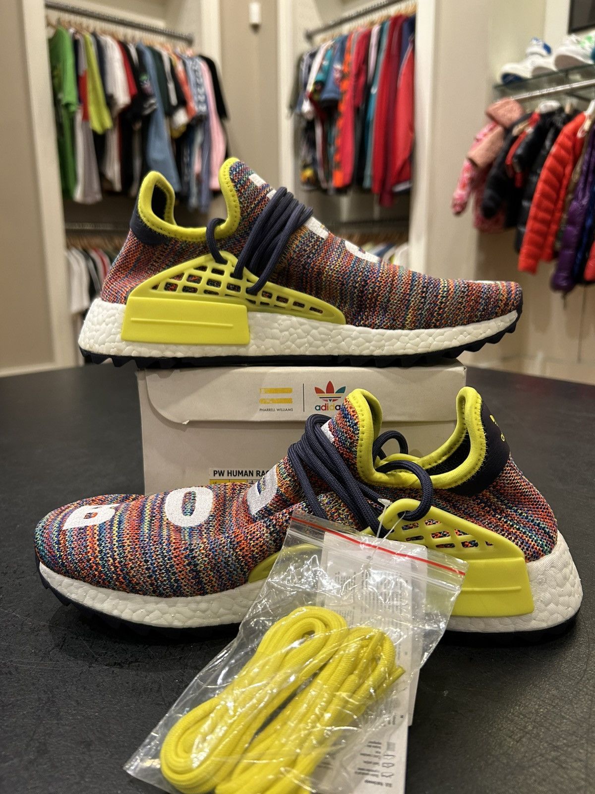 Adidas Adidas Pharrell Hu NMD Multi Size US 9 / EU 42 - 2 Thumbnail